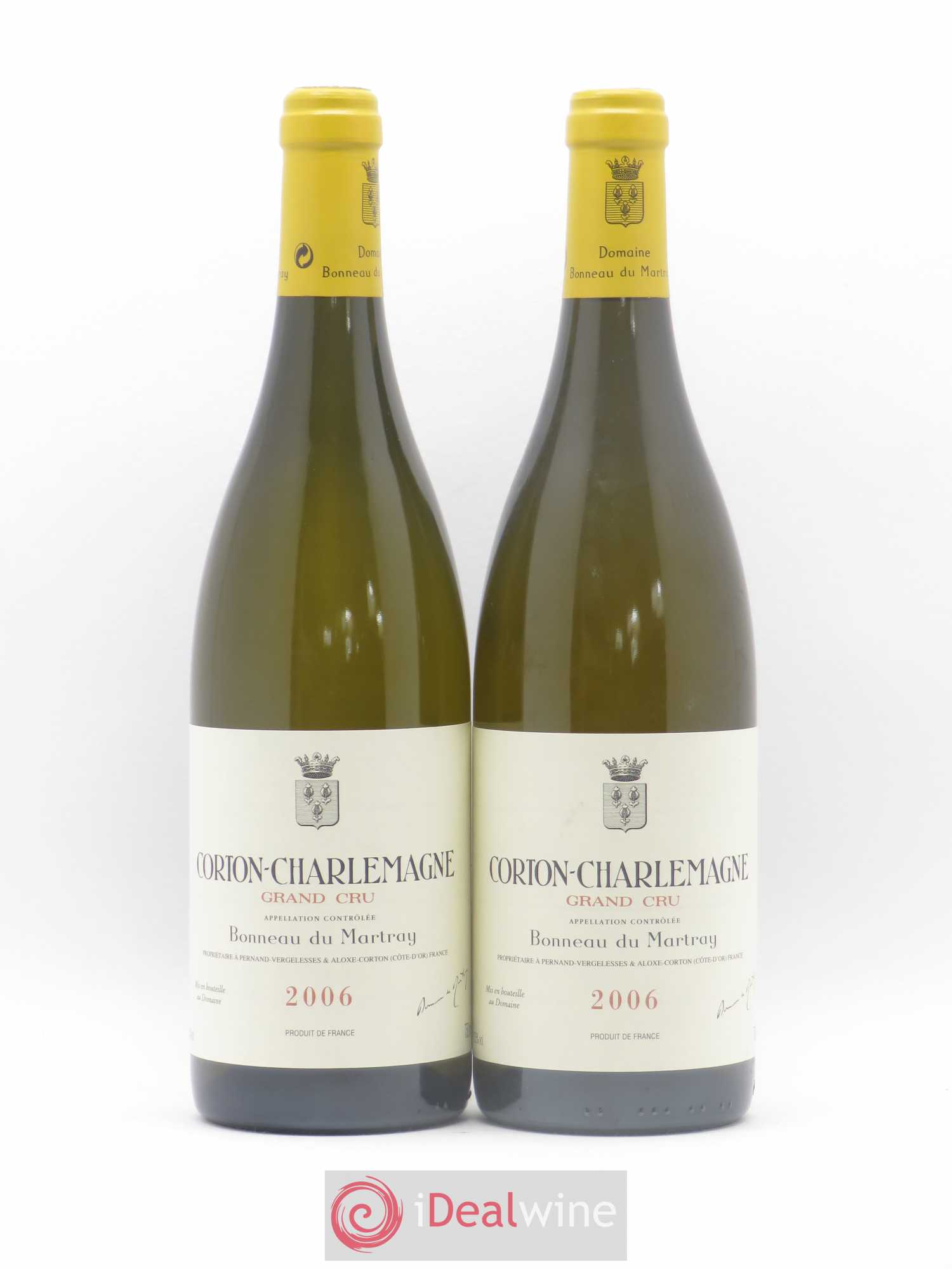Corton-Charlemagne Grand Cru Bonneau du Martray (Domaine) 2006 - Lot de 2 bouteilles - 0