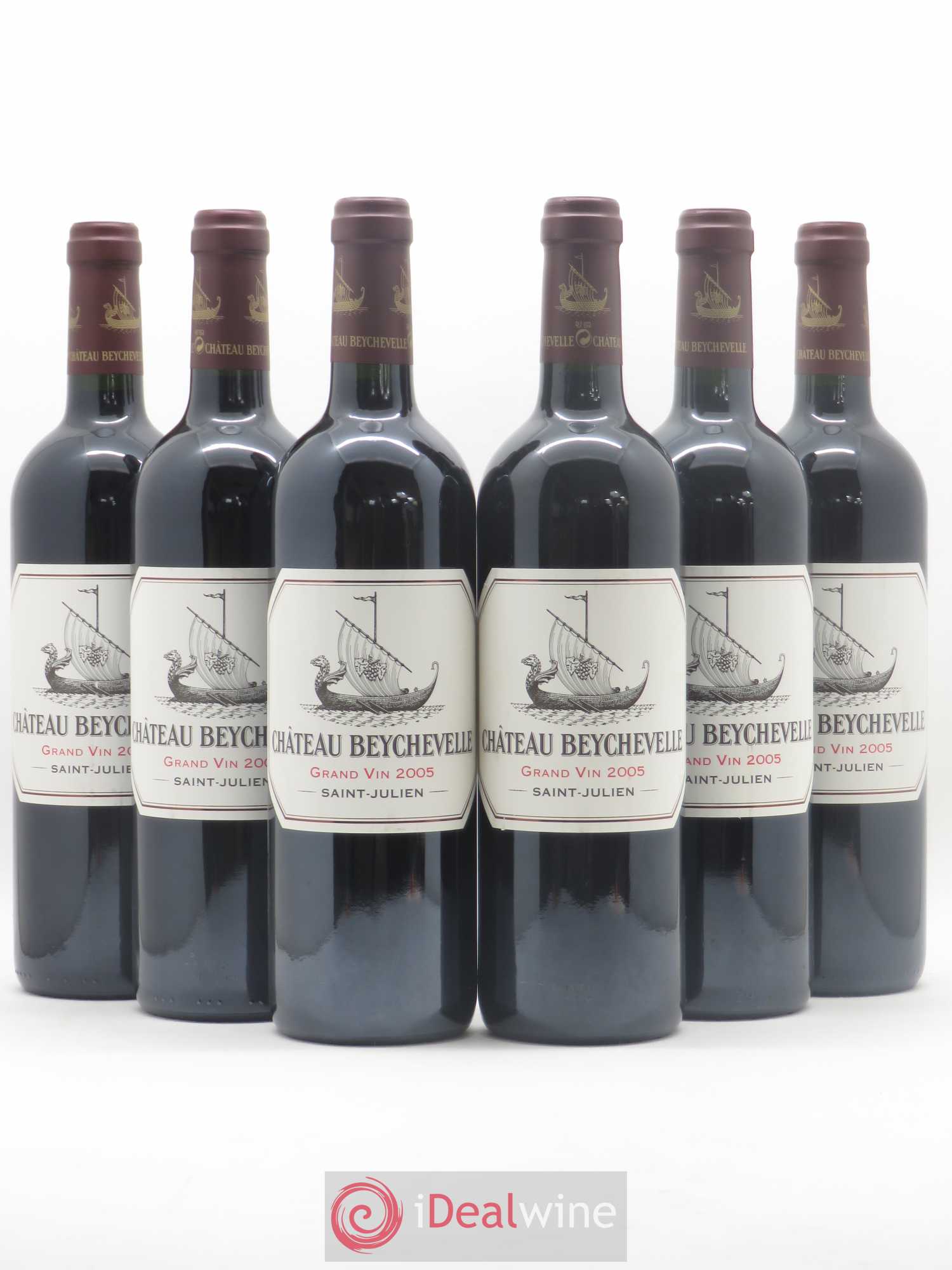 Château Beychevelle 4ème Grand Cru Classé 2005 - Lot de 6 bouteilles - 0