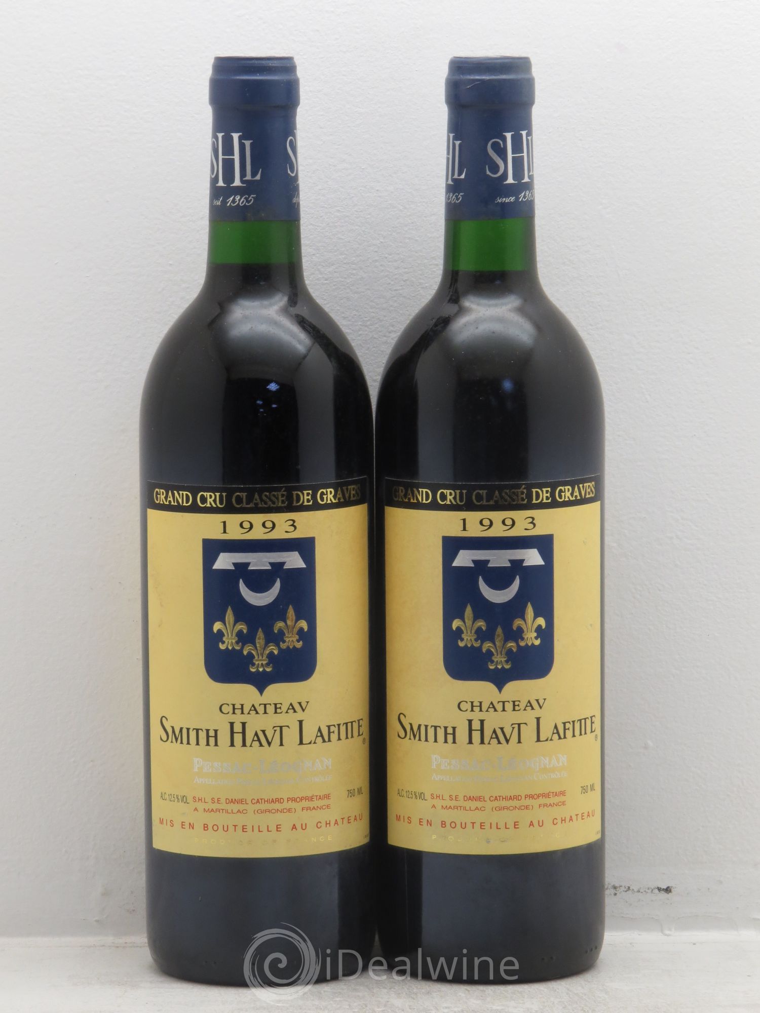 Château Smith Haut Lafitte Cru Classé de Graves 1993 - Lot de 2 bouteilles - 0