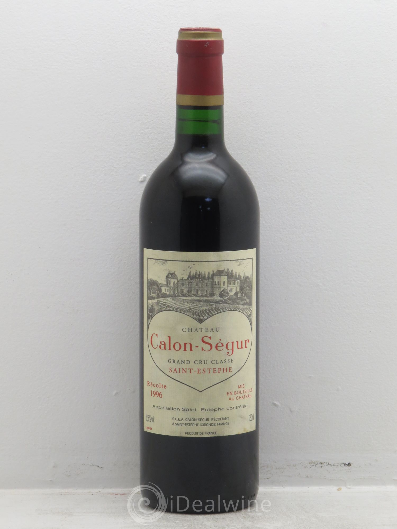 Château Calon Ségur 3ème Grand Cru Classé 1996 - Lot de 1 bouteille - 0