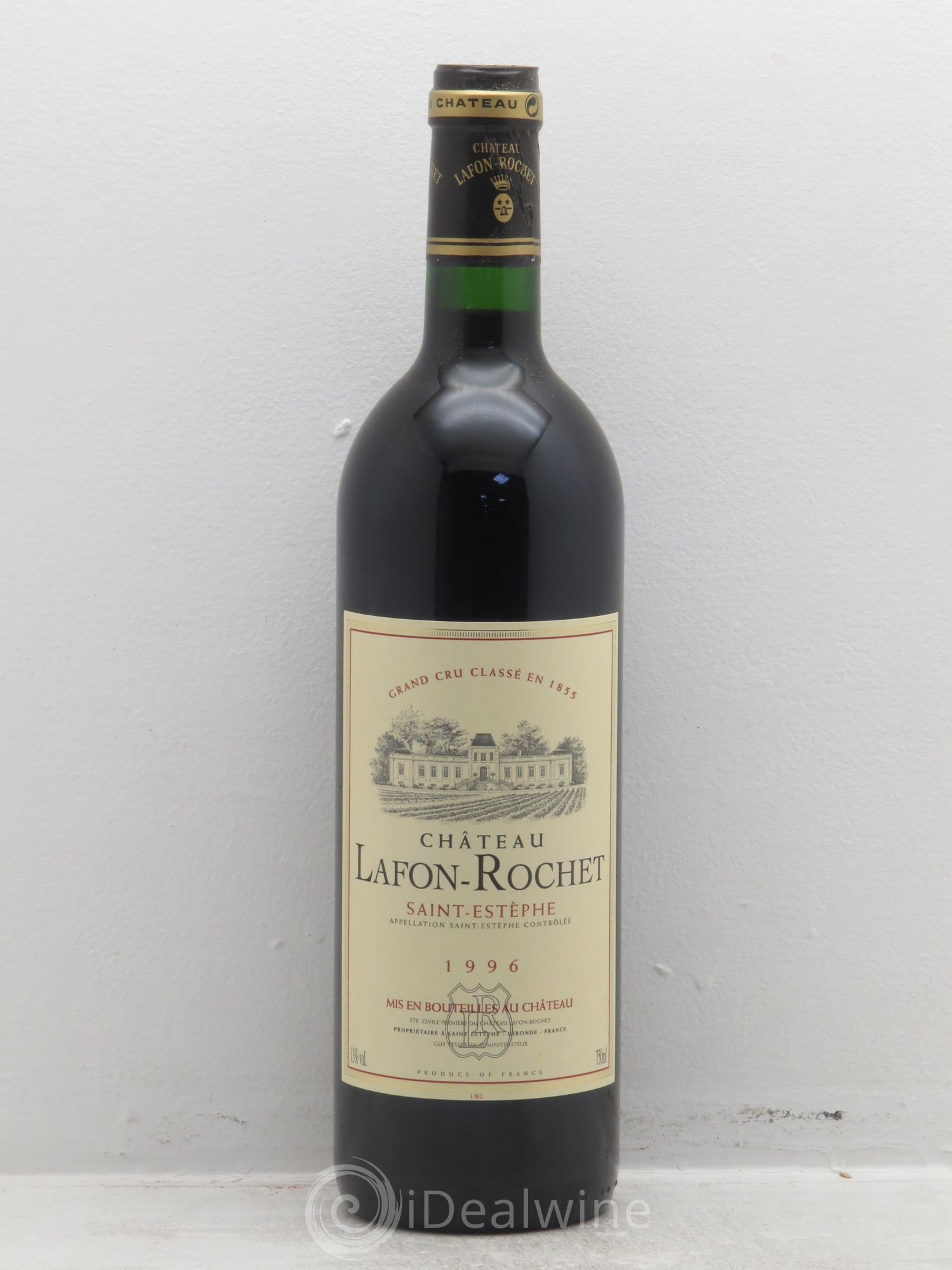Château Lafon Rochet 4ème Grand Cru Classé 1996 - Lot de 6 bouteilles - 0