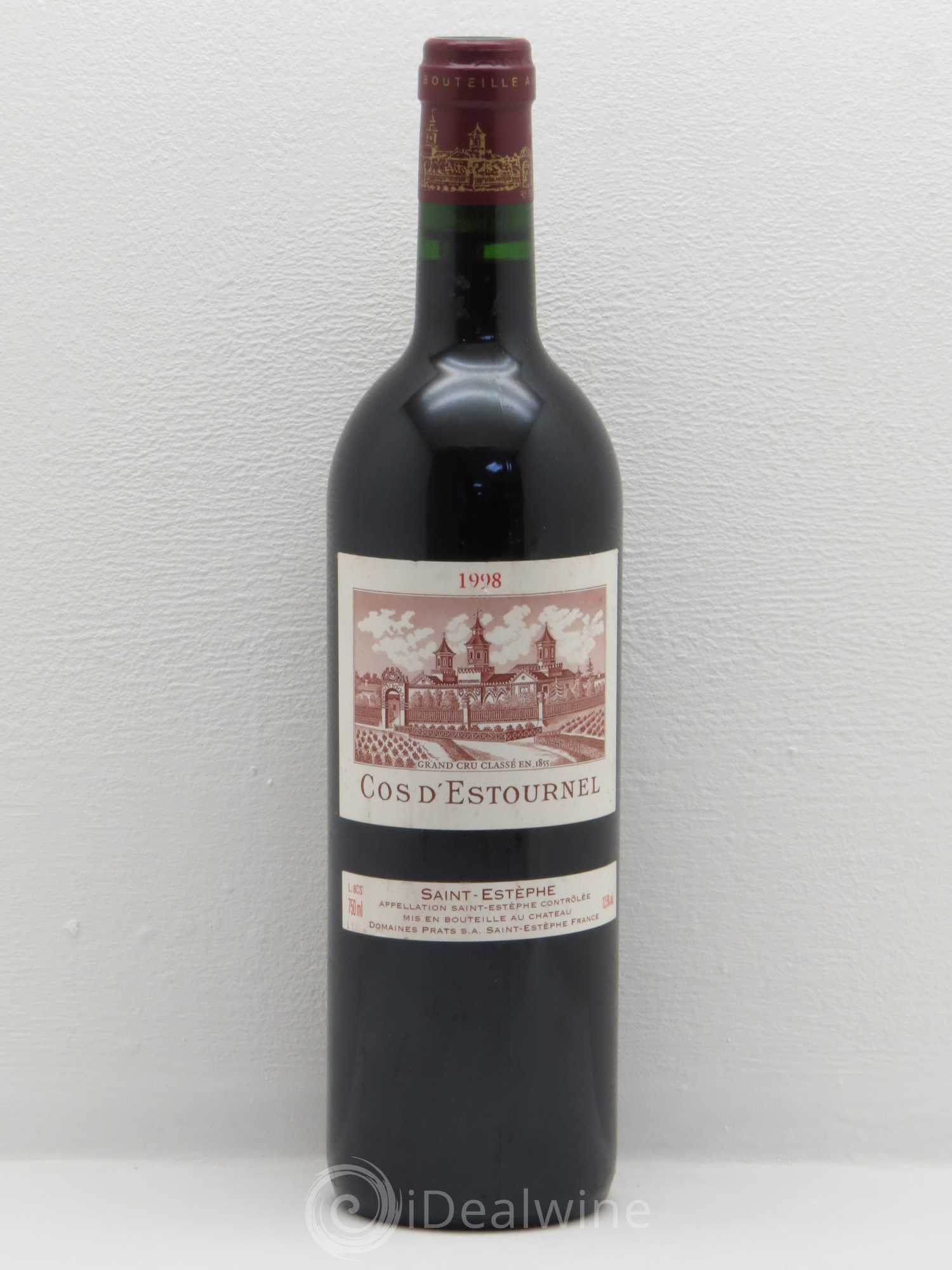 Cos d'Estournel 2ème Grand Cru Classé 1998 - Lot de 1 bouteille - 0