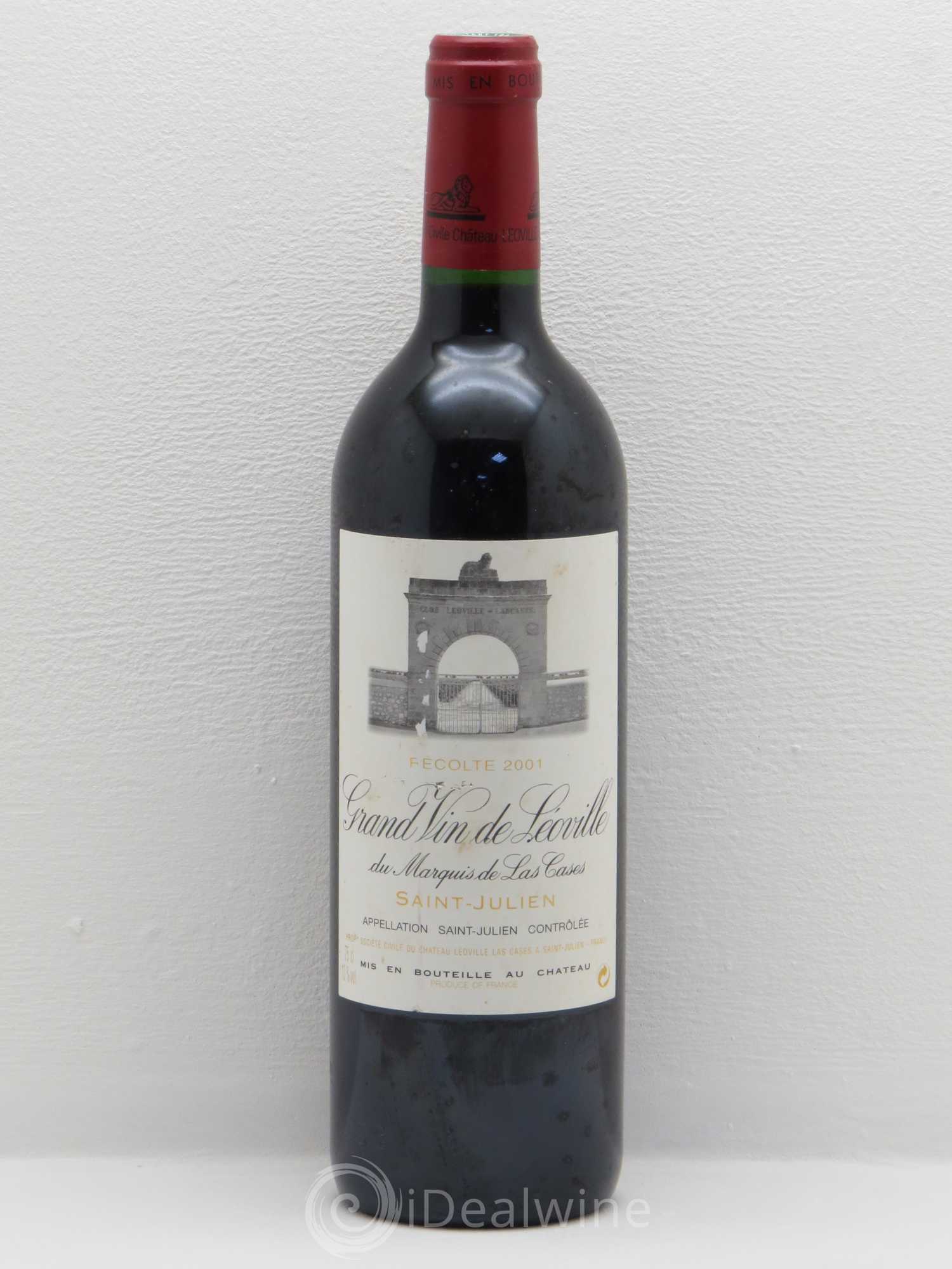 Château Léoville Las Cases 2ème Grand Cru Classé 2001 - Lot de 1 bouteille - 0