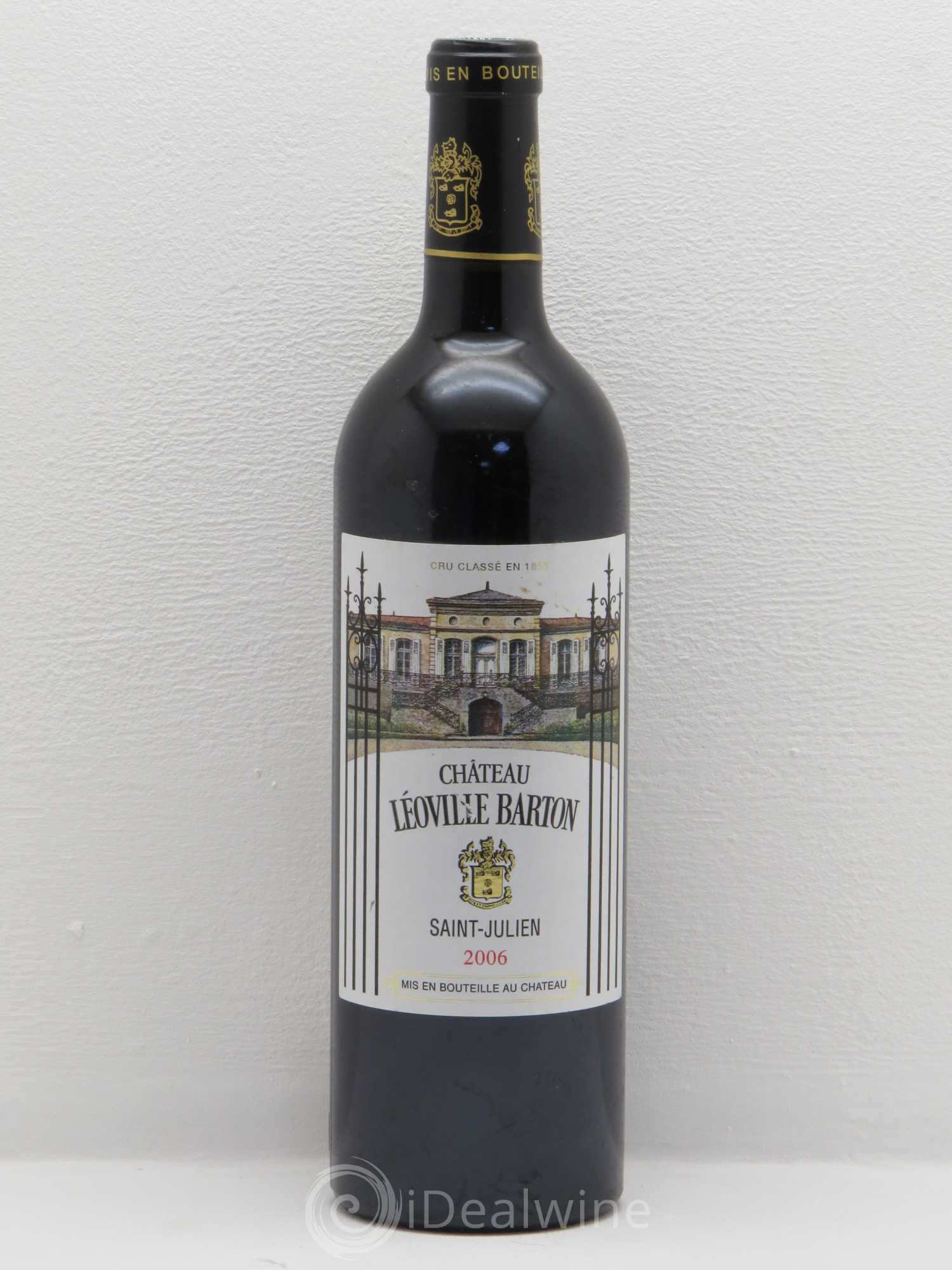 Château Léoville Barton 2ème Grand Cru Classé 2006 - Lot de 1 bouteille - 0