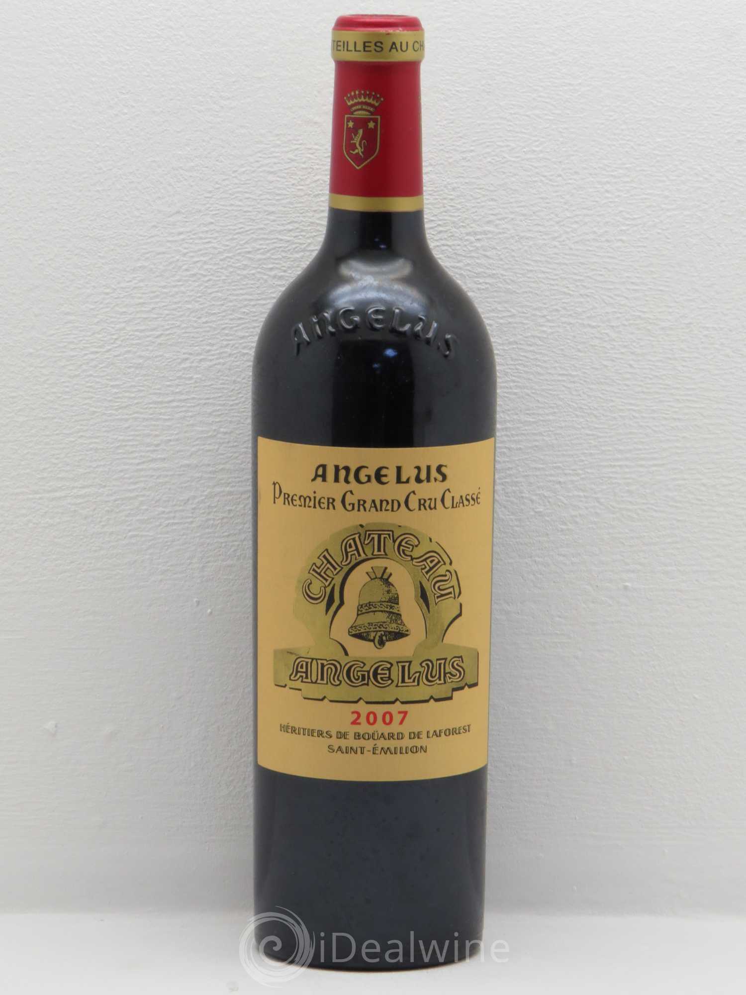 Château Angélus 1er Grand Cru Classé A 2007 - Lot de 1 bouteille - 0