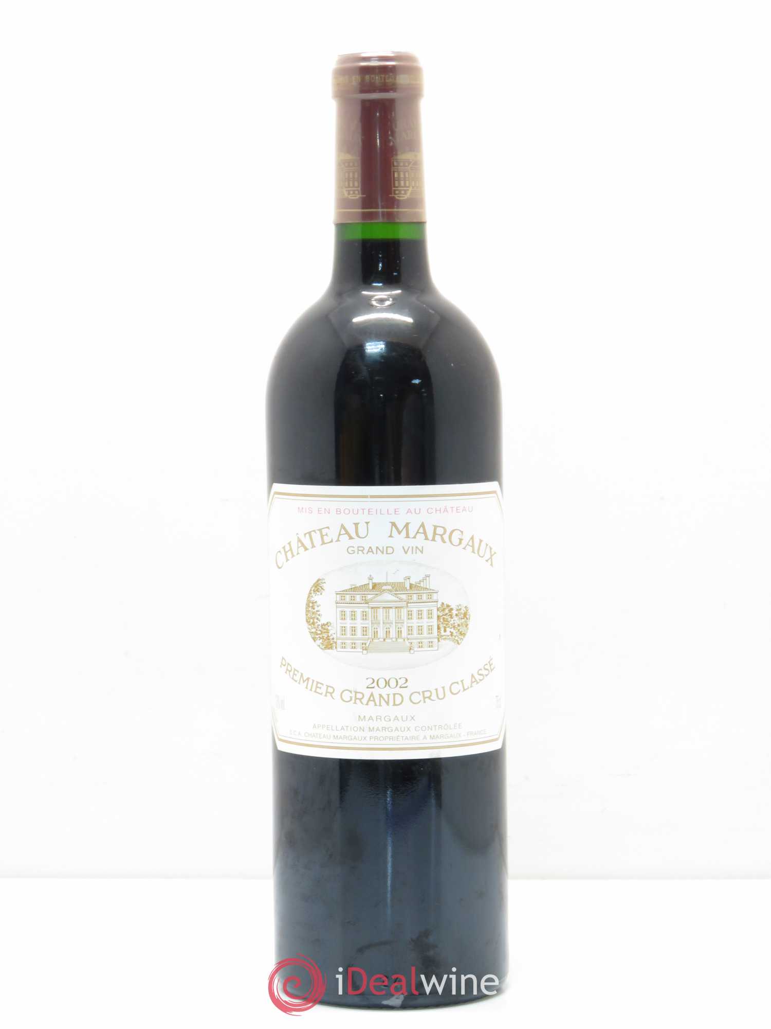 Château Margaux 1er Grand Cru Classé 2002 - Lot de 1 bouteille - 0