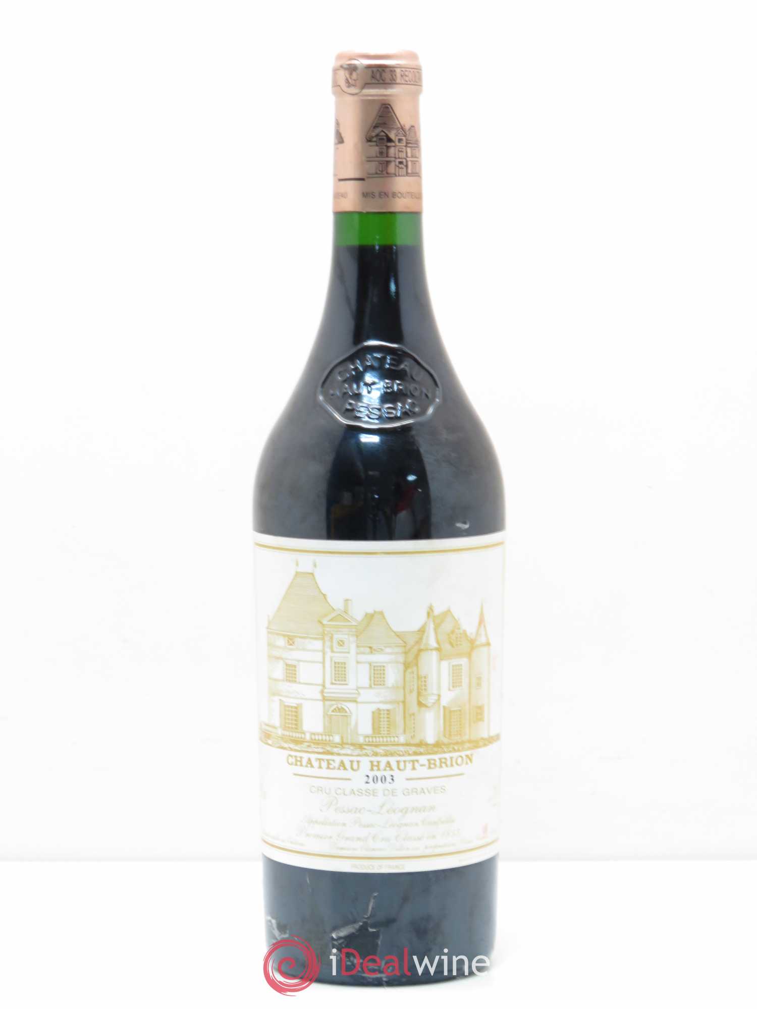 Château Haut Brion 1er Grand Cru Classé 2003 - Lot de 1 bouteille - 0