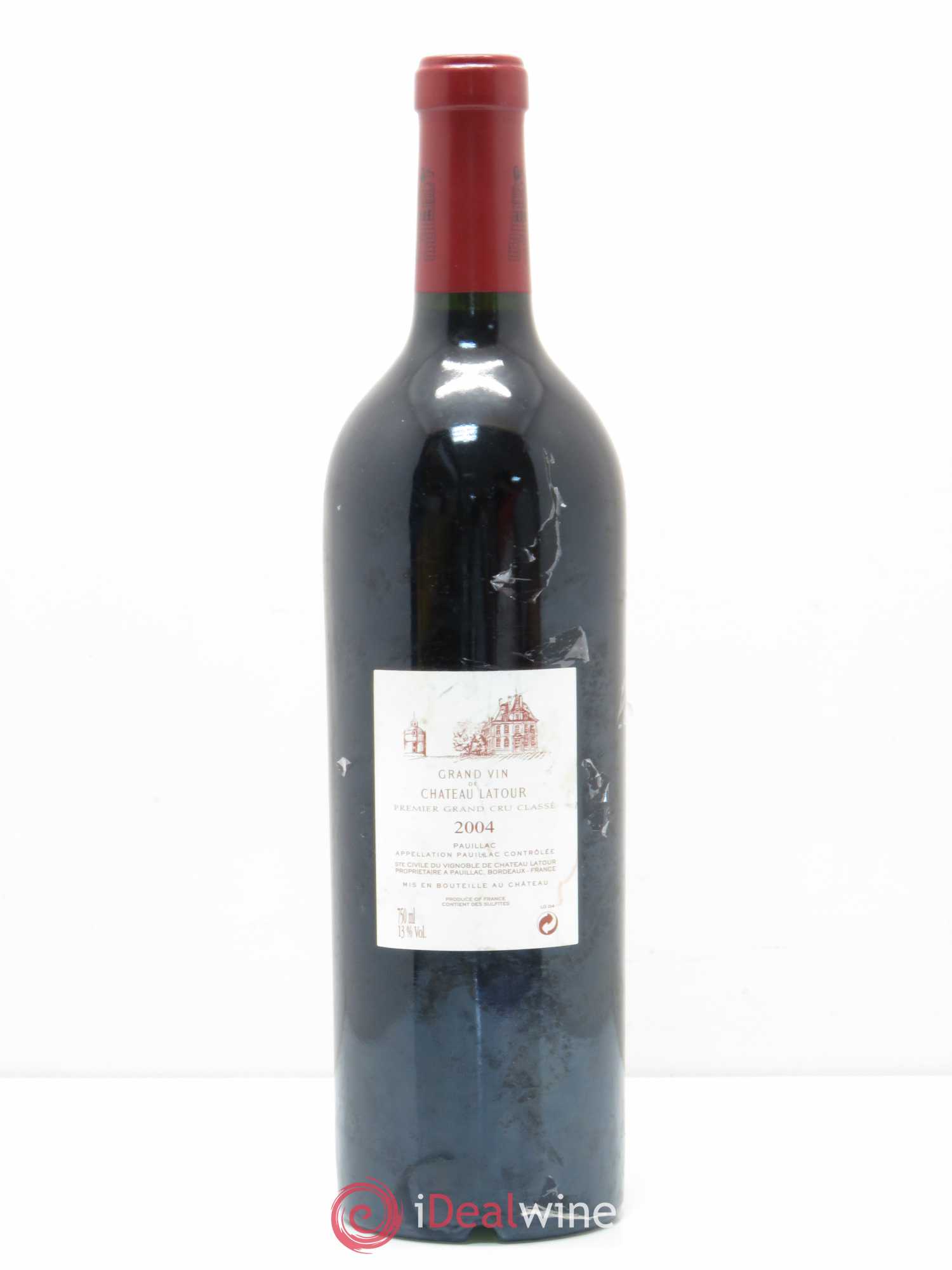Château Latour 1er Grand Cru Classé 2004 - Lot de 1 bouteille - 1
