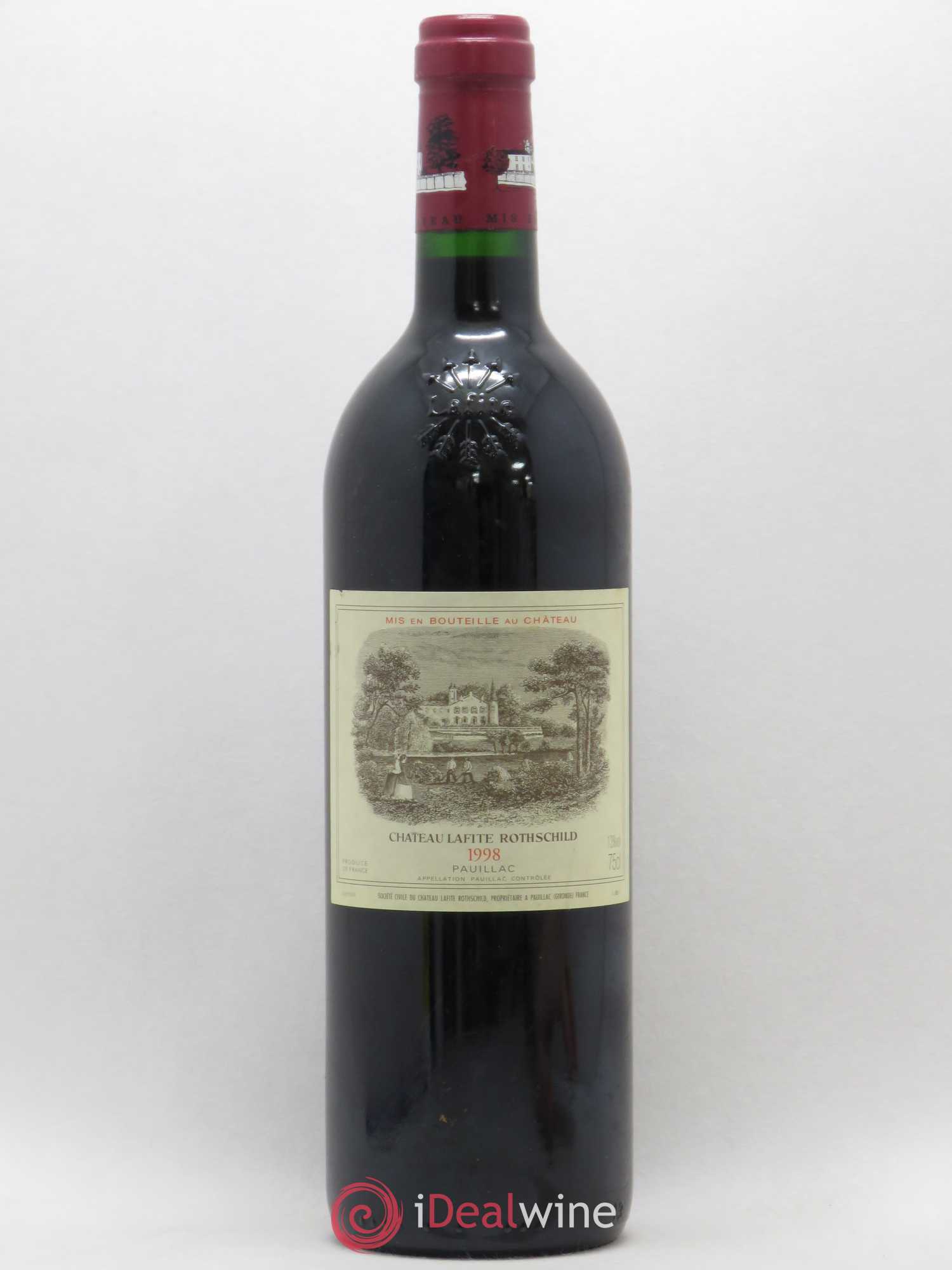 Château Lafite Rothschild 1er Grand Cru Classé 1998 - Lot de 1 bouteille - 0