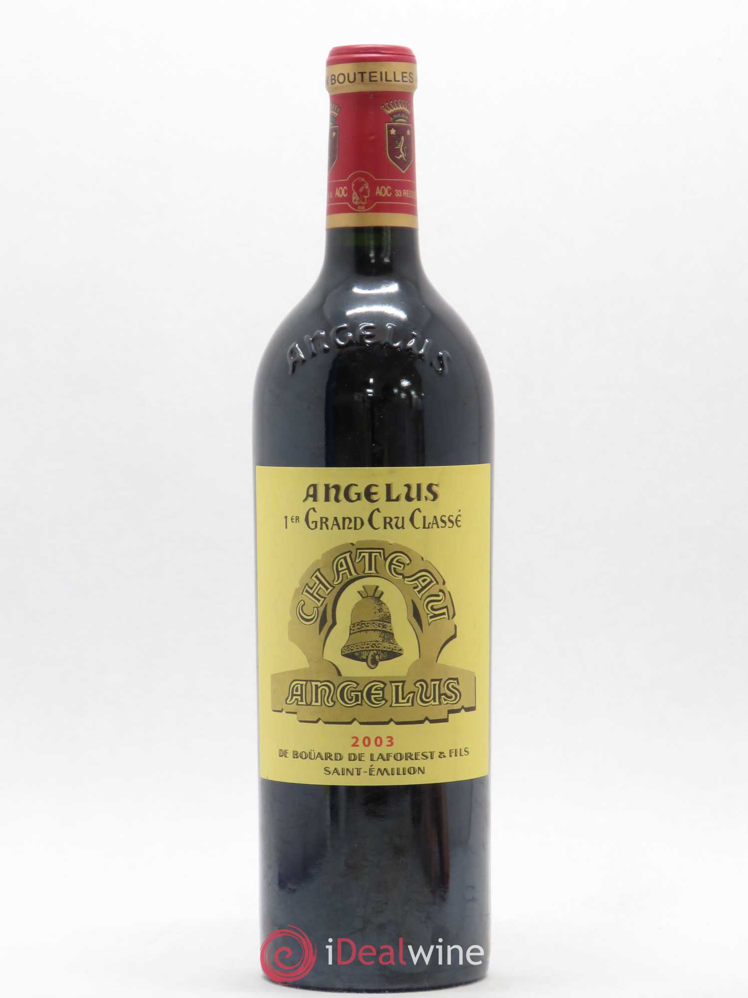 Château Angélus 1er Grand Cru Classé A 2003 - Lot de 1 bouteille - 0