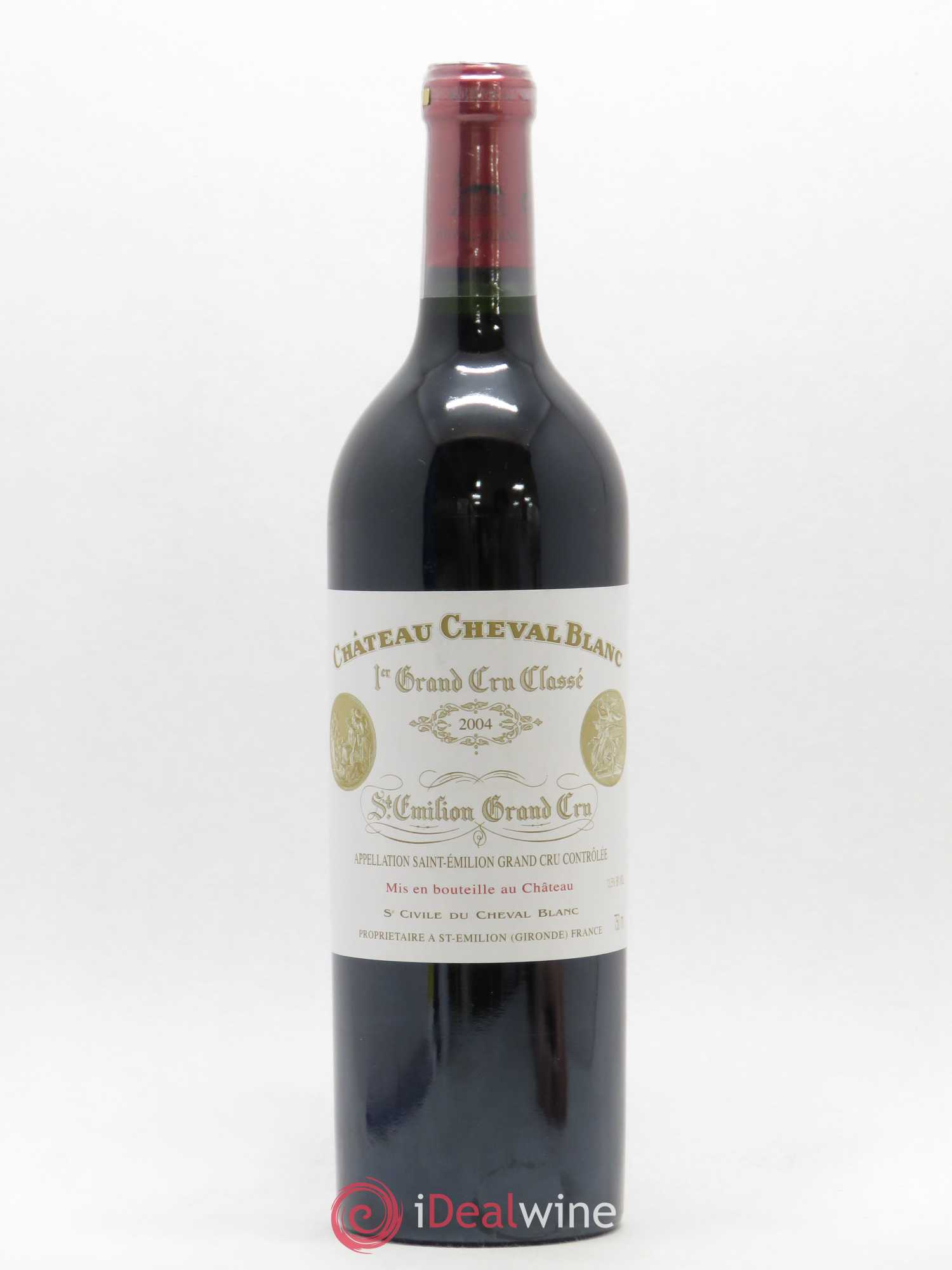 Château Cheval Blanc 1er Grand Cru Classé A 2004 - Lot de 1 bouteille - 0