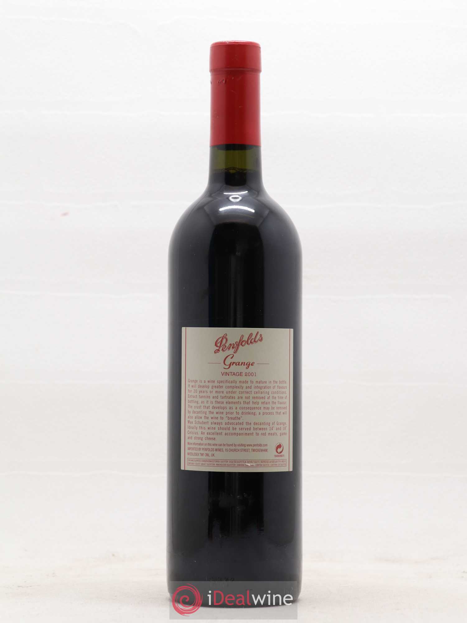 Australie Barossa Valley Penfolds Grange Penfolds Wines 2001 - Posten von 1 Flasche - 1