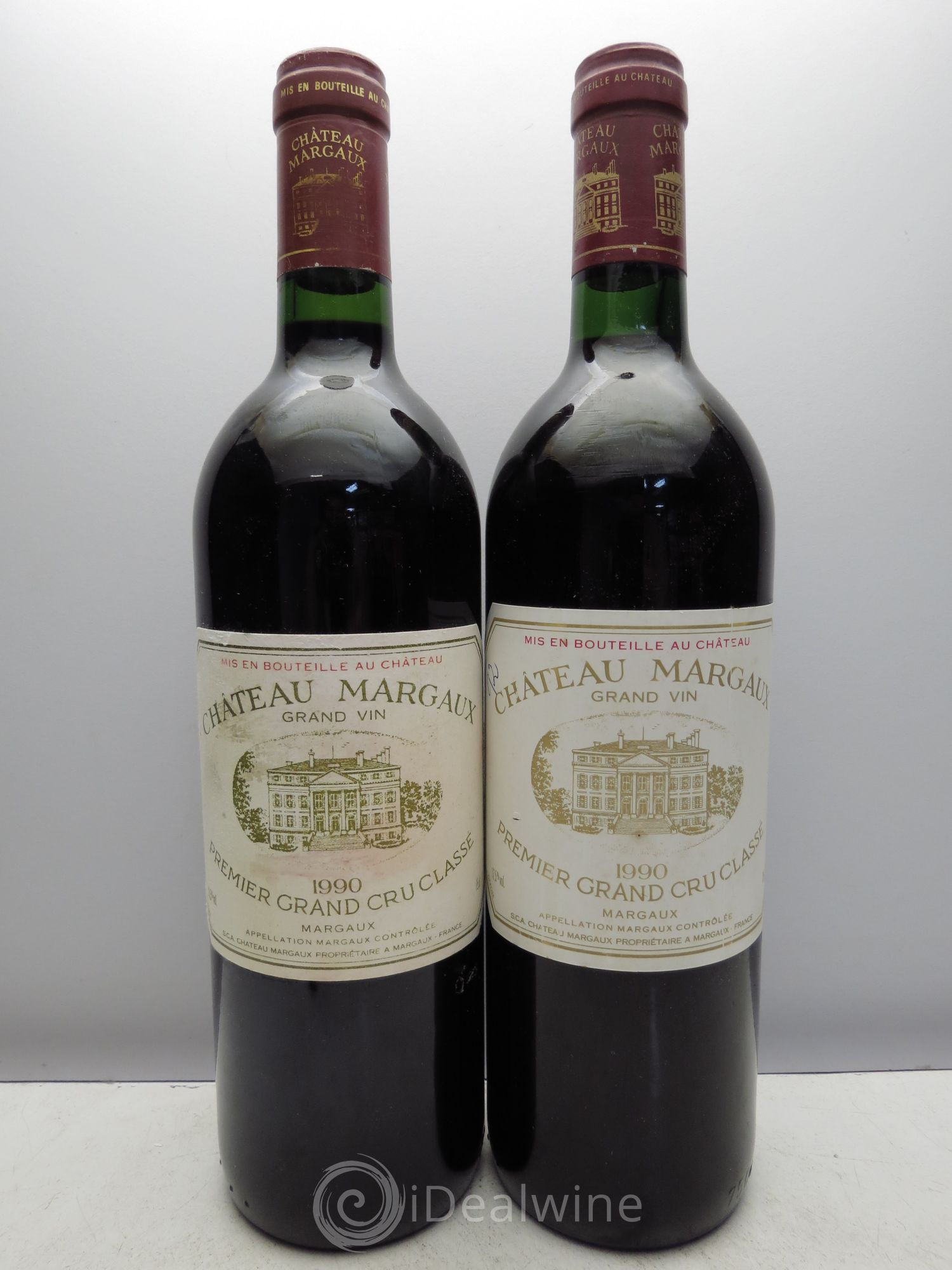 Château Margaux 1er Grand Cru Classé 1990 - Lot de 2 bouteilles - 0