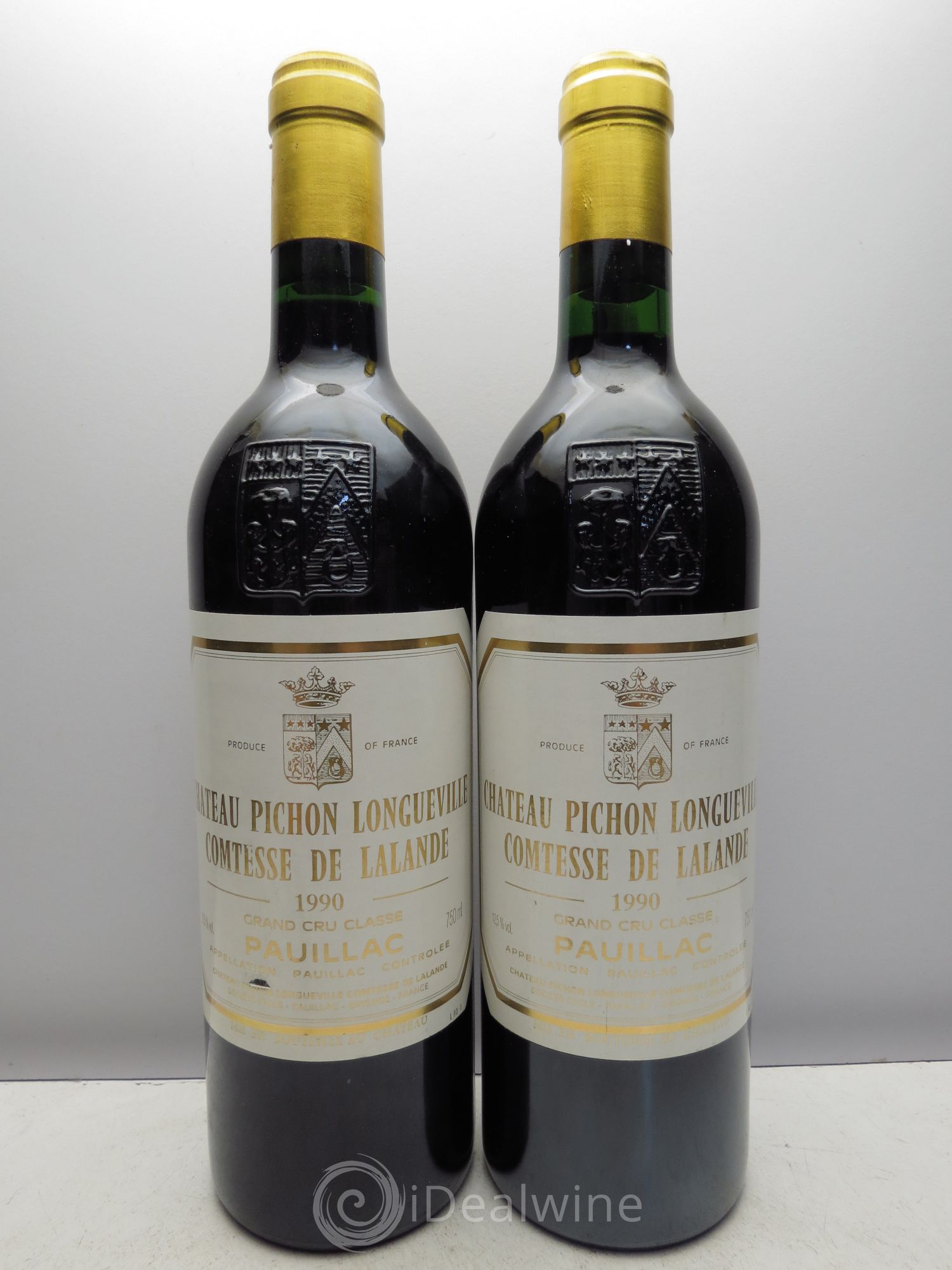 Château Pichon Longueville Comtesse de Lalande 2ème Grand Cru Classé 1990 - Lot de 2 bouteilles - 0
