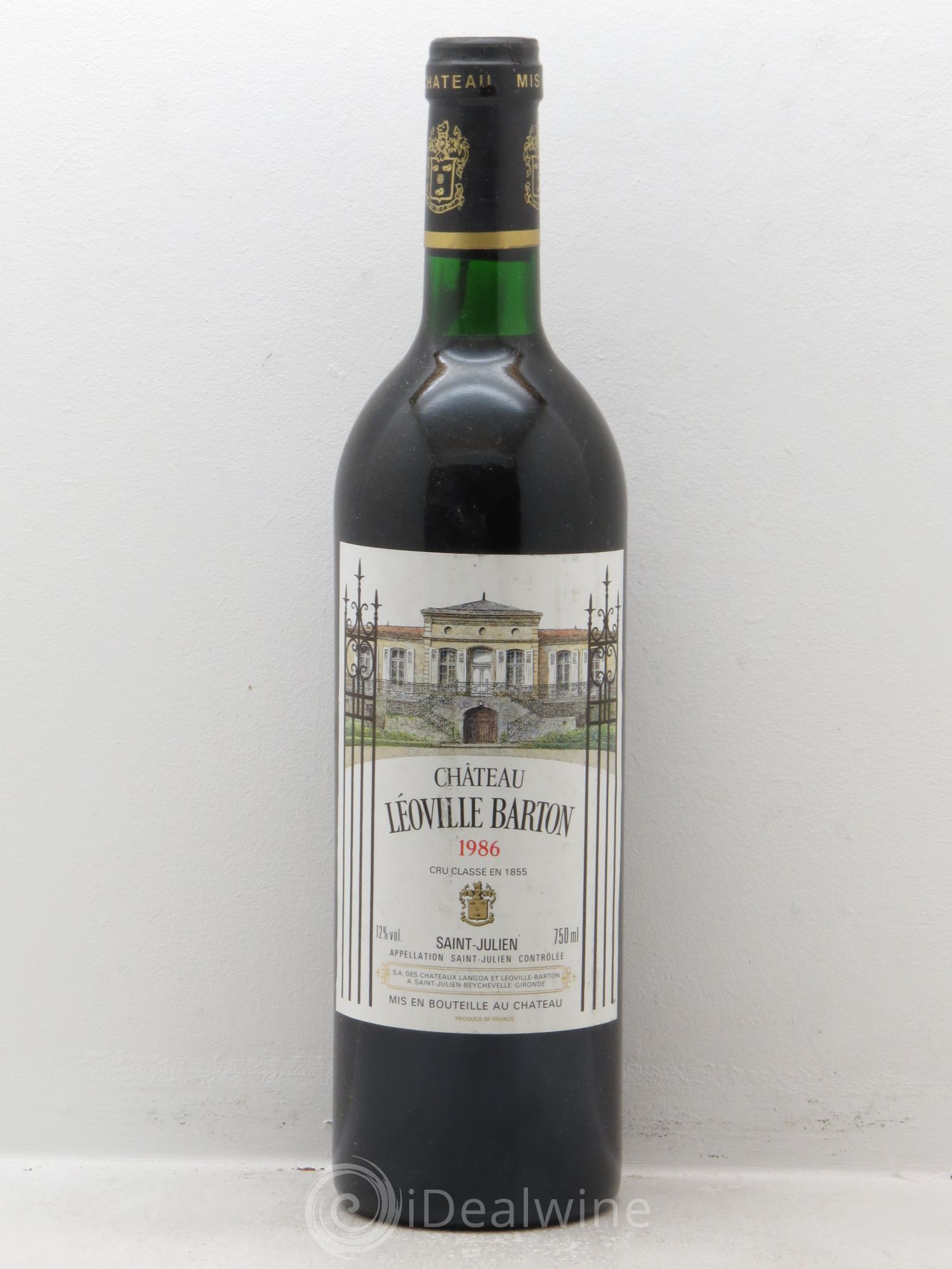 Château Léoville Barton 2ème Grand Cru Classé 1986 - Lot de 1 bouteille - 0