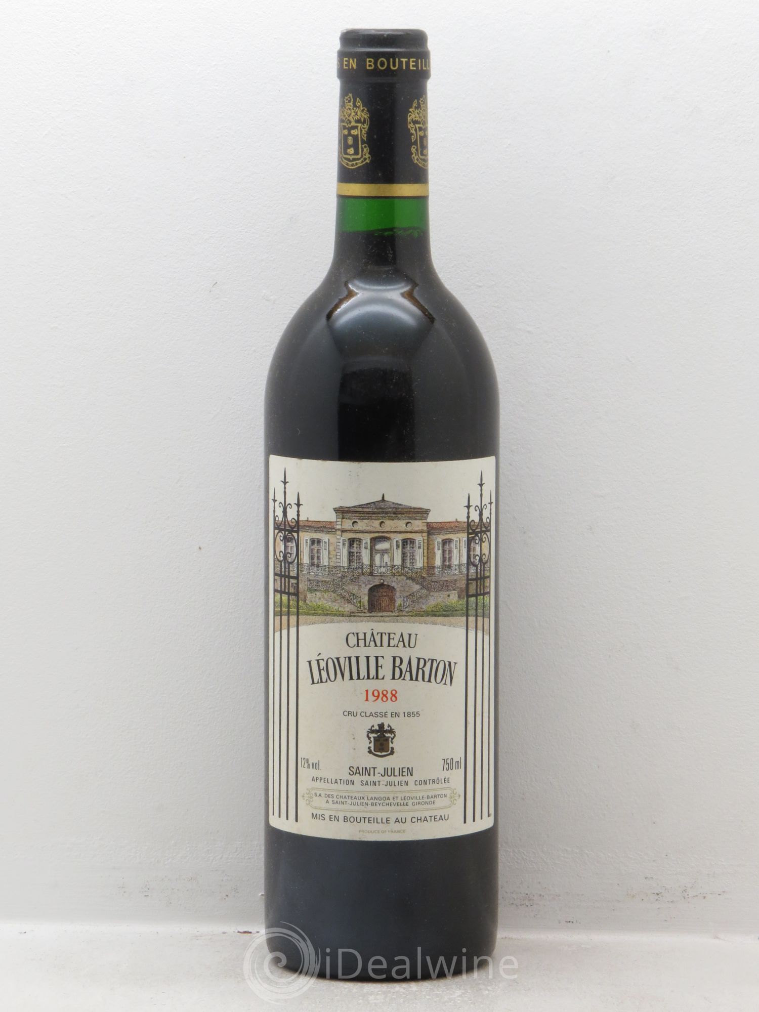 Château Léoville Barton 2ème Grand Cru Classé 1988 - Lot de 1 bouteille - 0