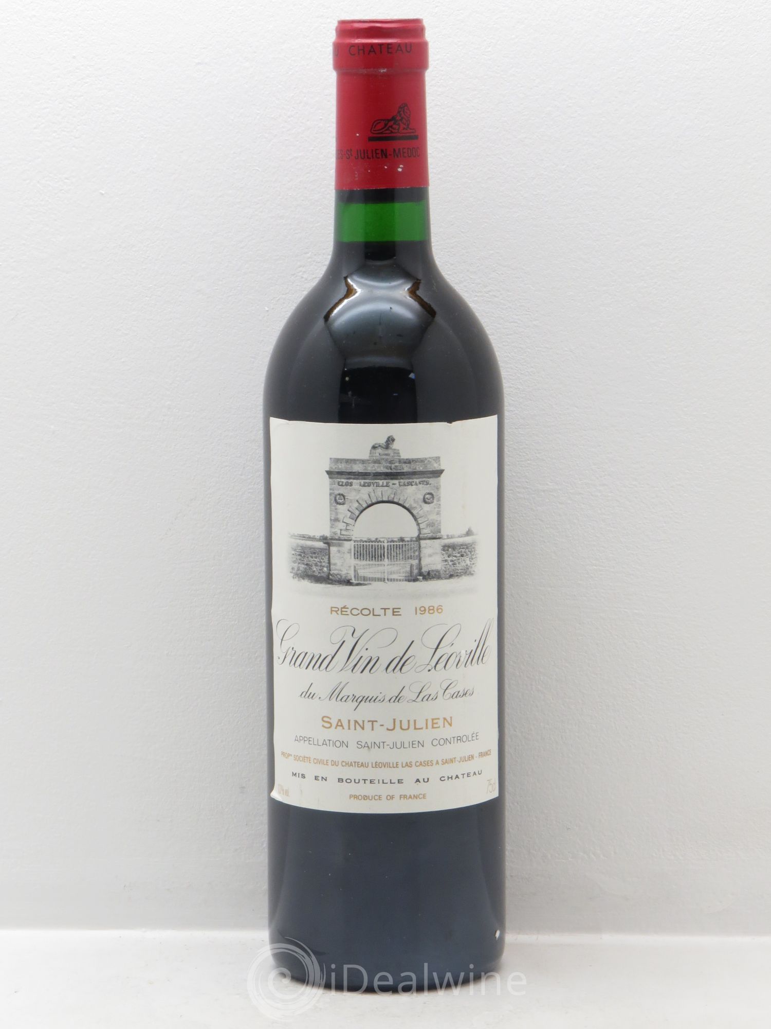 Château Léoville Las Cases 2ème Grand Cru Classé 1986 - Lot de 1 bouteille - 0