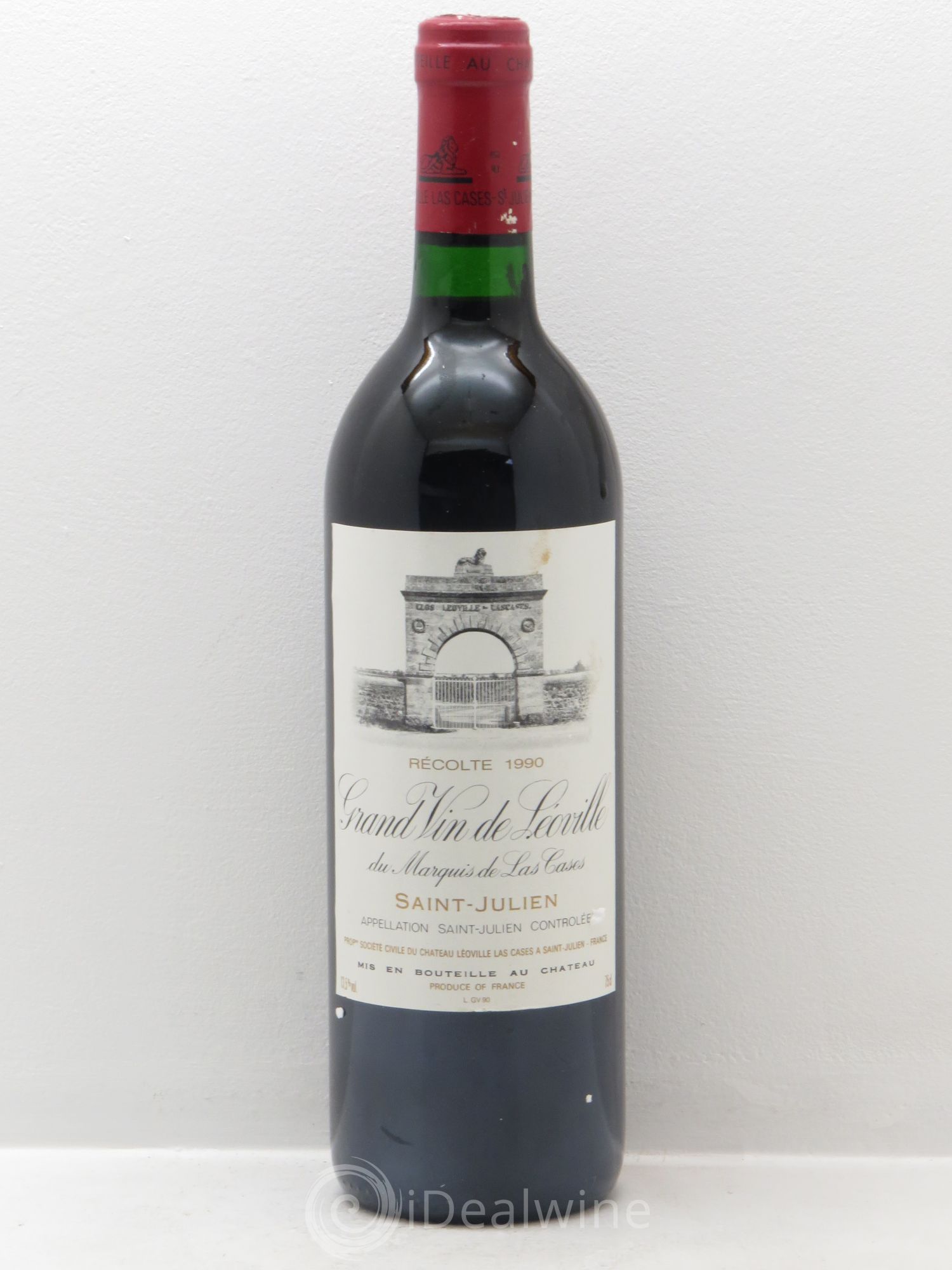 Château Léoville Las Cases 2ème Grand Cru Classé 1990 - Lot de 1 bouteille - 0