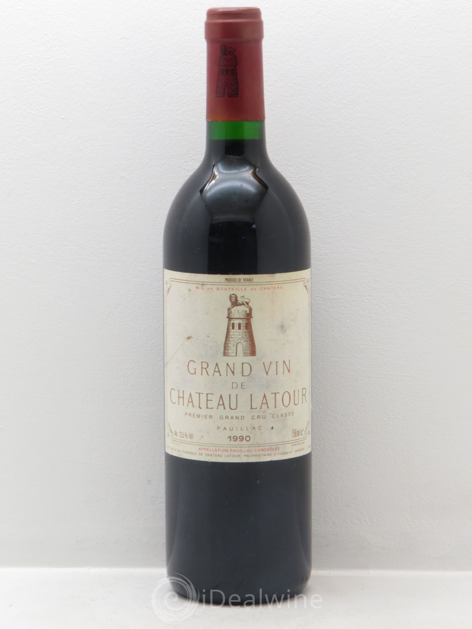 Château Latour 1er Grand Cru Classé 1990 - Lot de 1 bouteille - 0