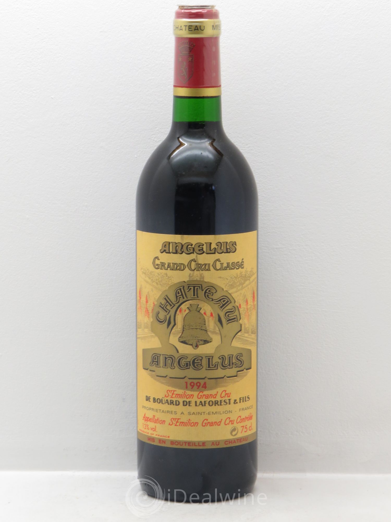 Château Angélus 1er Grand Cru Classé A 1994 - Lot de 1 bouteille - 0