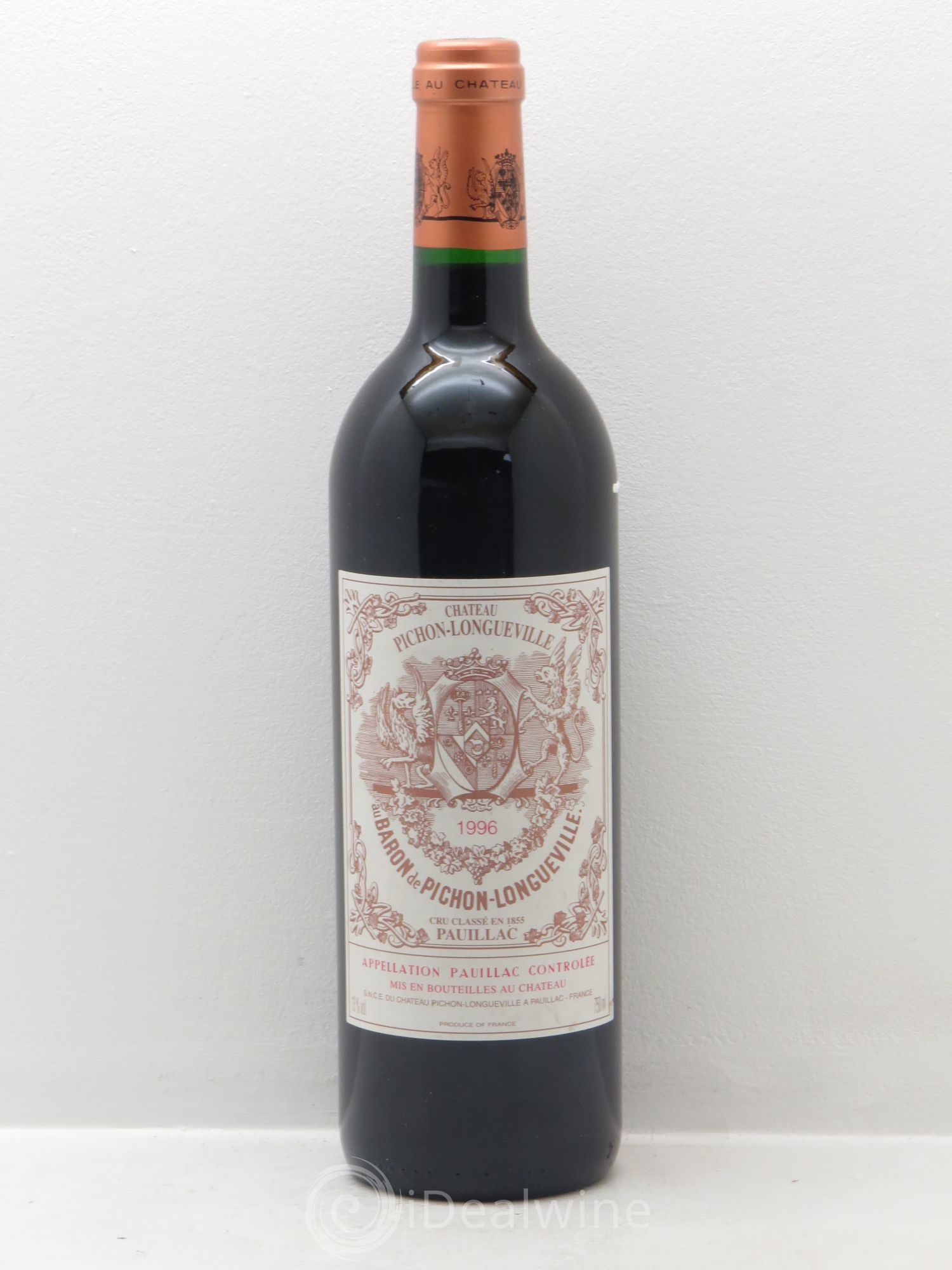 Pichon Longueville Baron 2ème Grand Cru Classé 1996 - Lot de 1 bouteille - 0