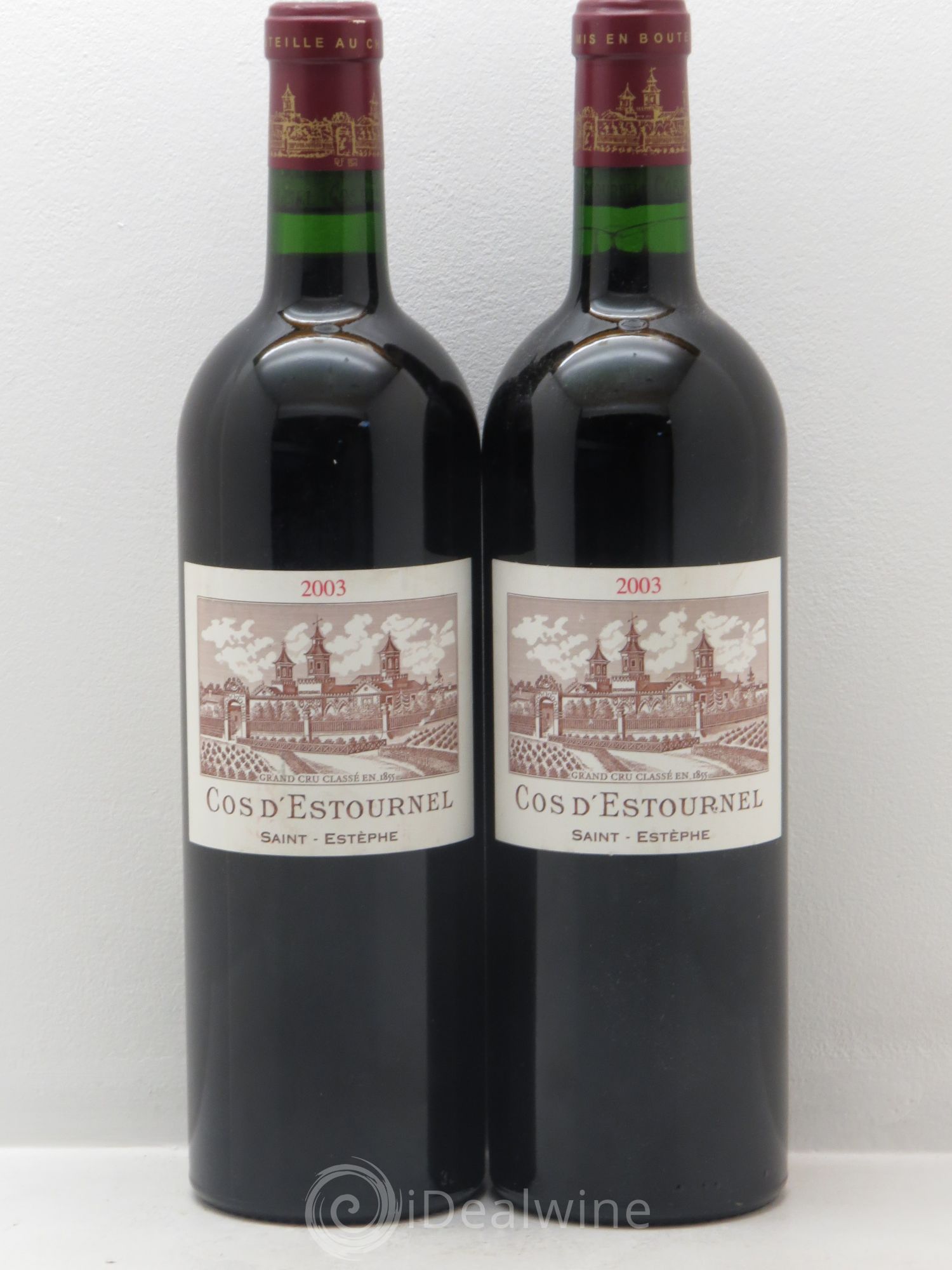Cos d'Estournel 2ème Grand Cru Classé 2003 - Lot de 2 bouteilles - 0