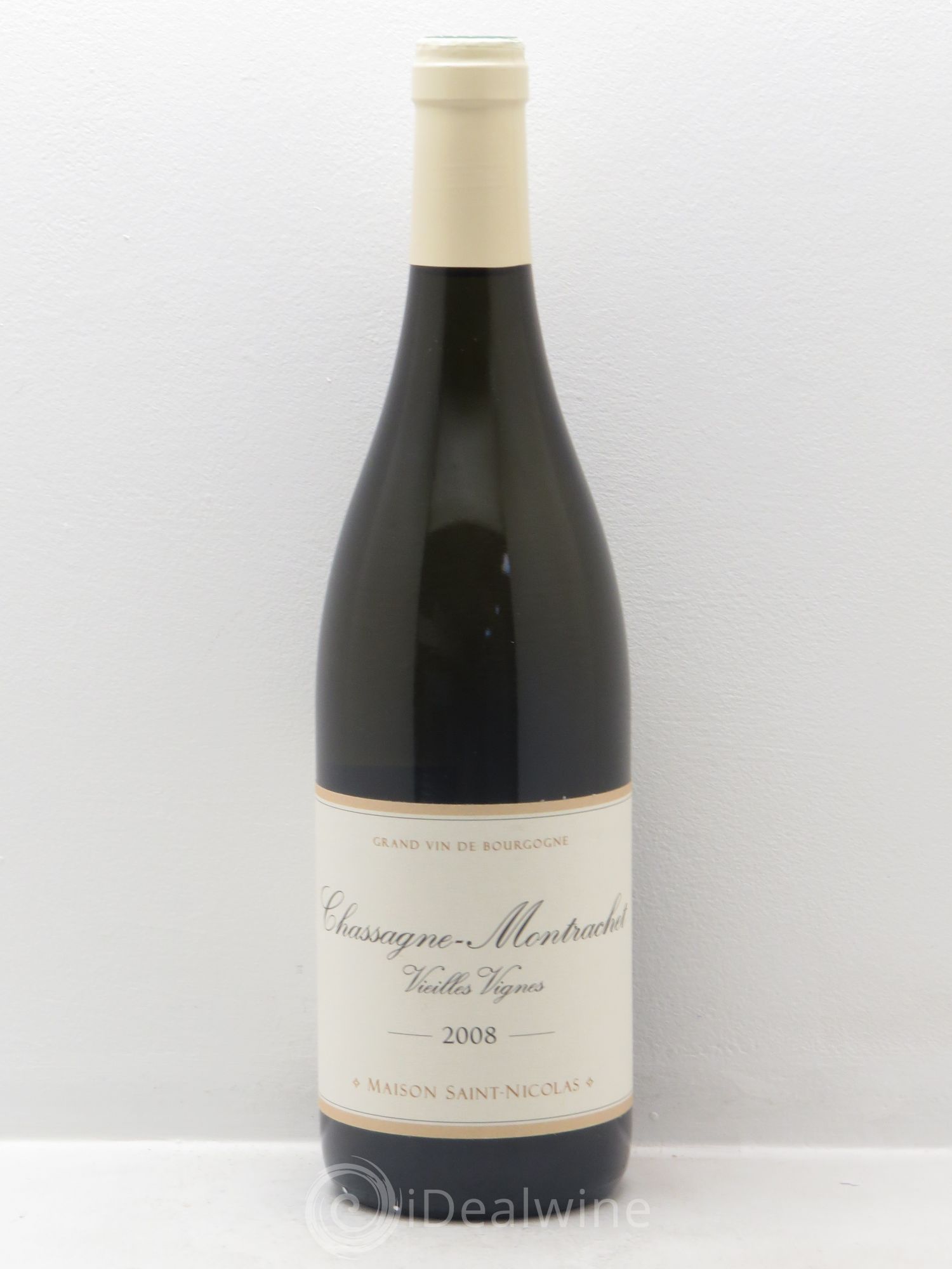 Chassagne-Montrachet Vieilles Vignes Maison Saint Nicolas 2008 - Posten von 12 Flaschen - 0
