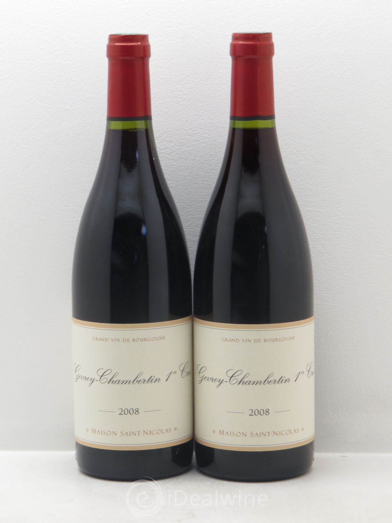 Gevrey-Chambertin 1er Cru Maison Saint Nicolas 2008 - Lot de 2 bouteilles - 0