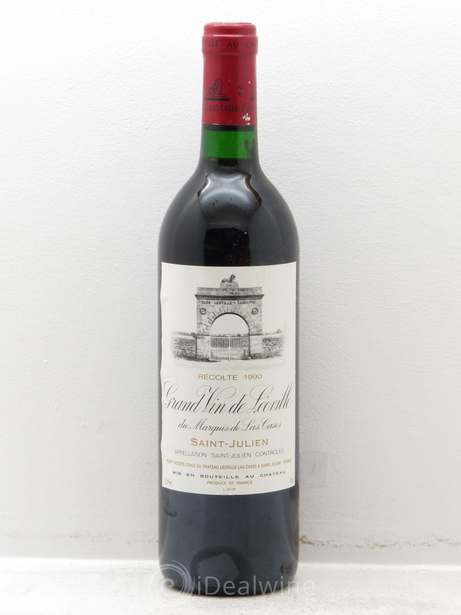 Château Léoville Las Cases 2ème Grand Cru Classé 1990 - Lot de 1 bouteille - 0