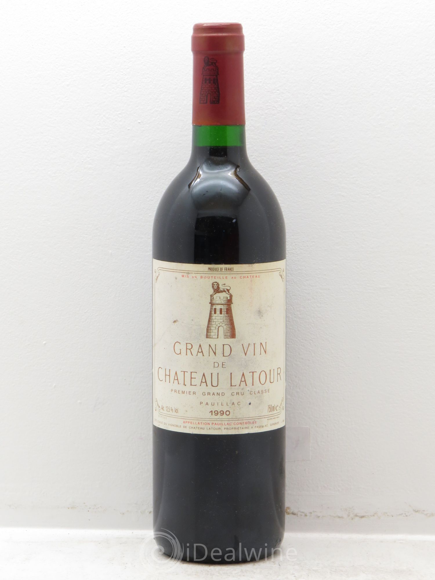 Château Latour 1er Grand Cru Classé 1990 - Lot de 1 bouteille - 0