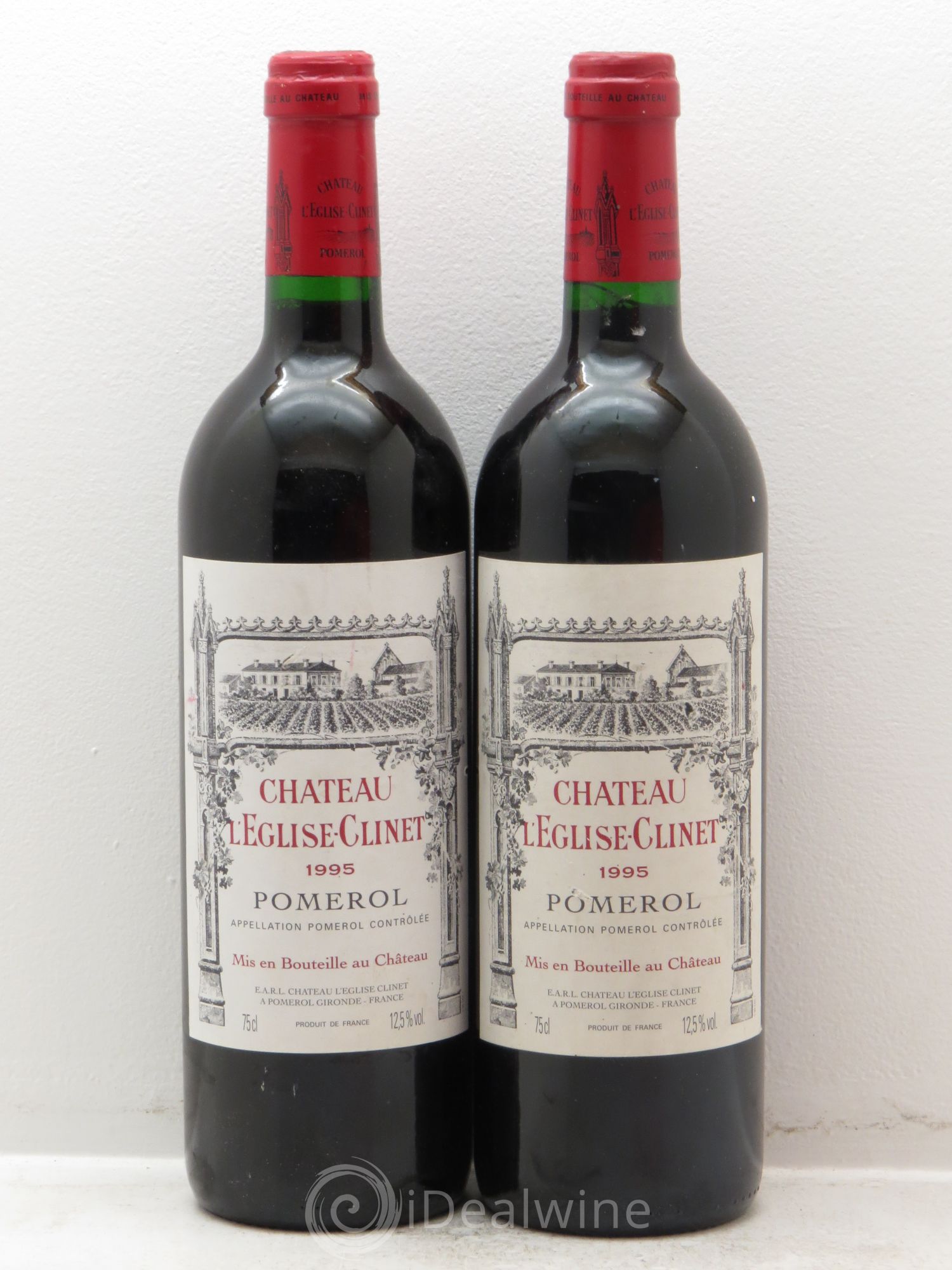 Château l' Église Clinet 1995 - Lot de 2 bouteilles - 0