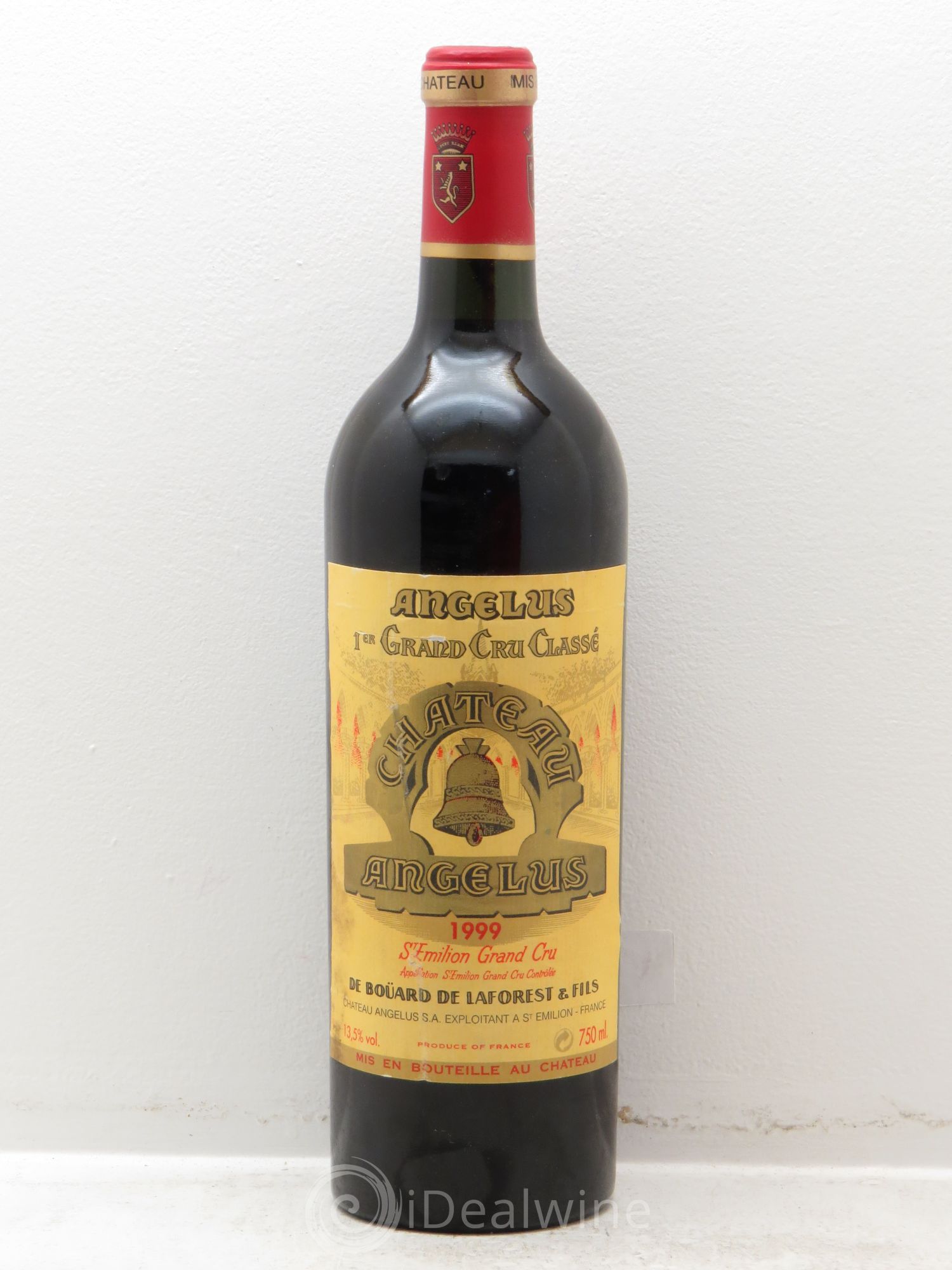 Château Angélus 1er Grand Cru Classé A 1999 - Lot de 1 bouteille - 0