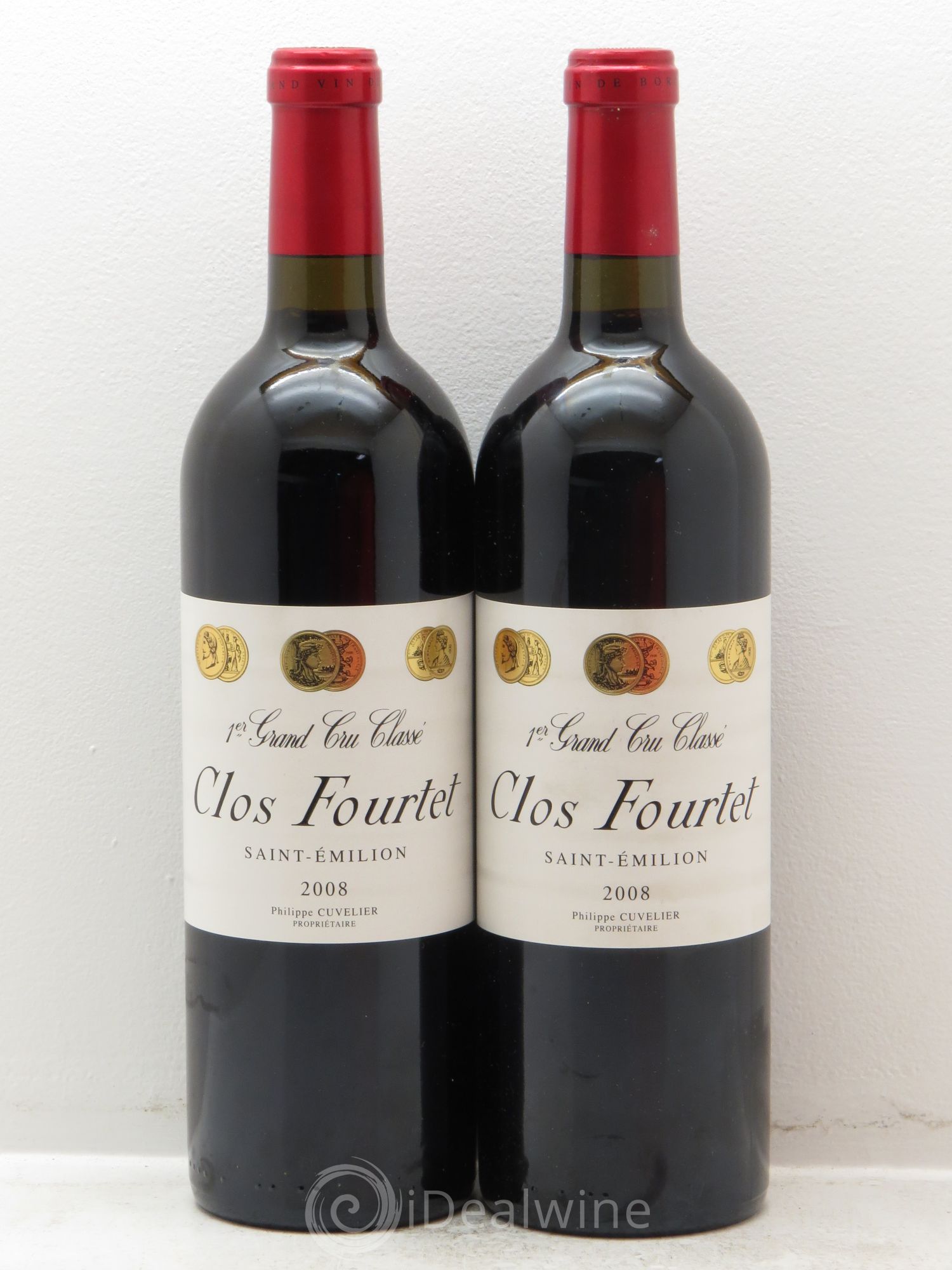 Clos Fourtet 1er Grand Cru Classé B 2008 - Lot de 2 bouteilles - 0
