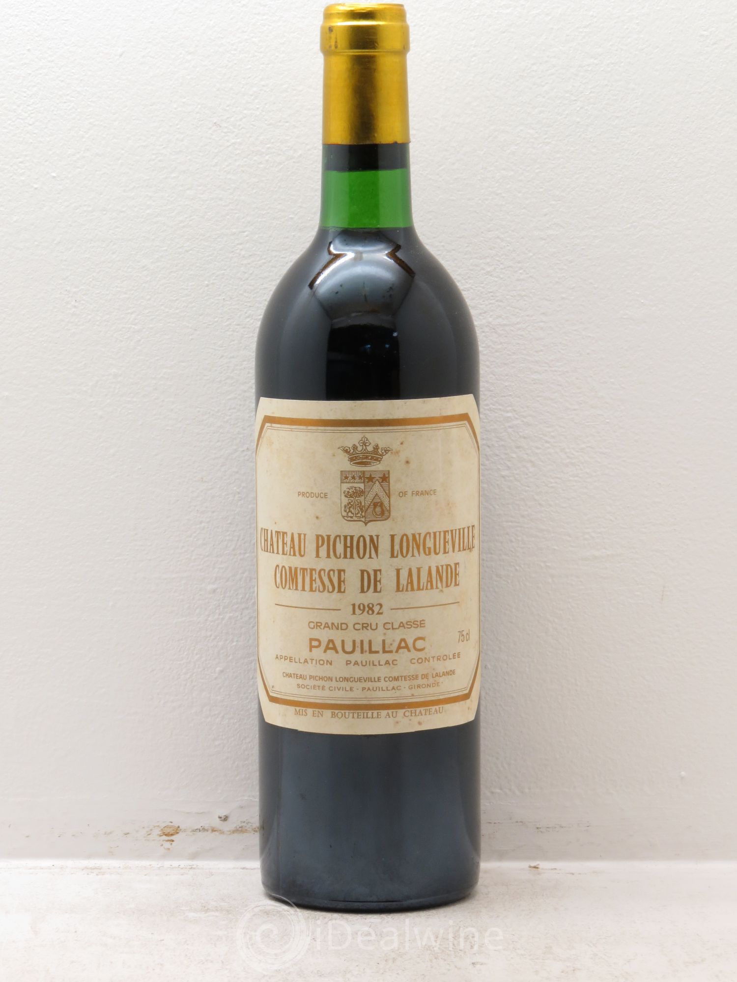 Château Pichon Longueville Comtesse de Lalande 2ème Grand Cru Classé 1982 - Lot de 1 bouteille - 0