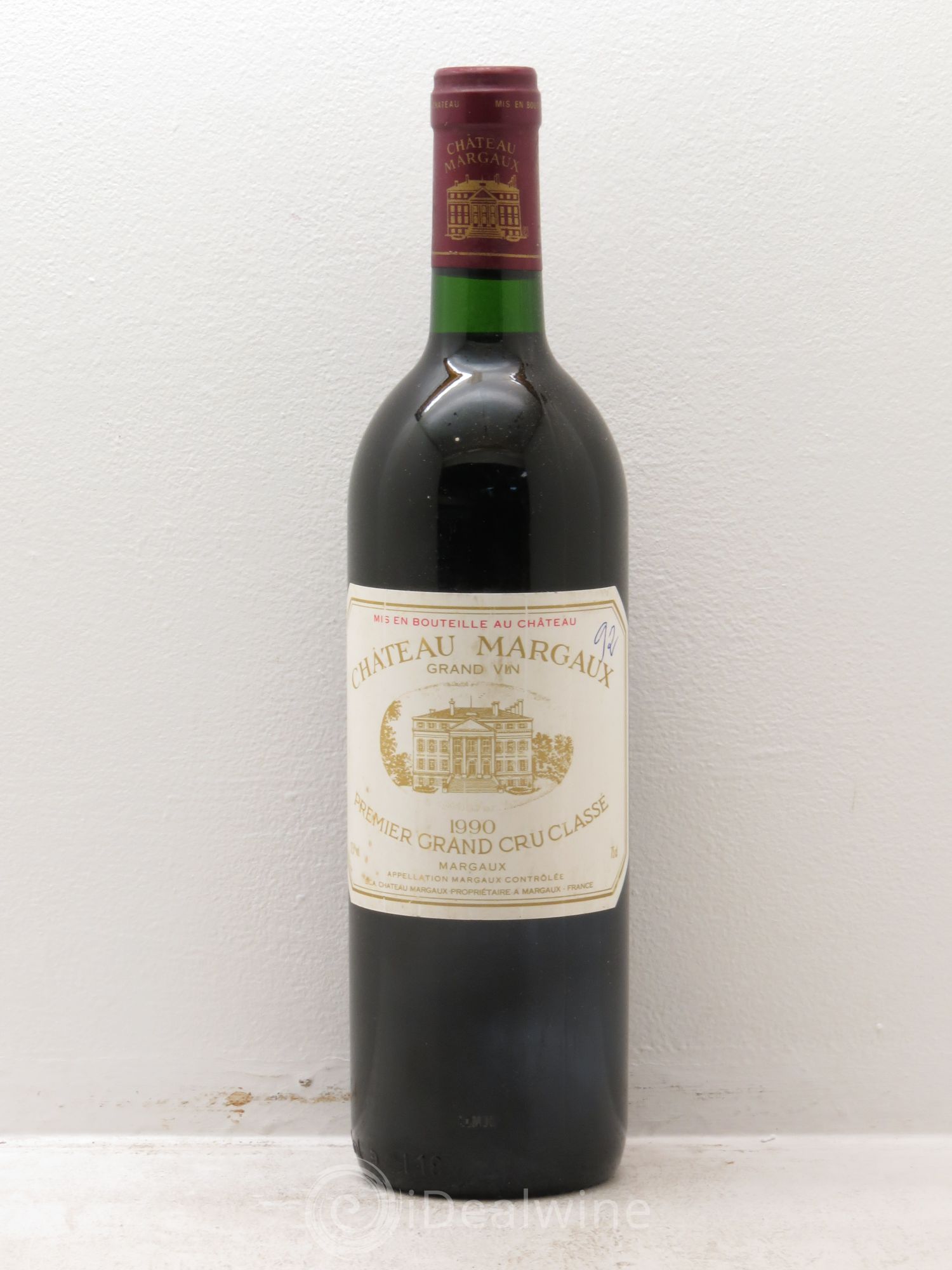 Château Margaux 1er Grand Cru Classé 1990 - Lot de 1 bouteille - 0