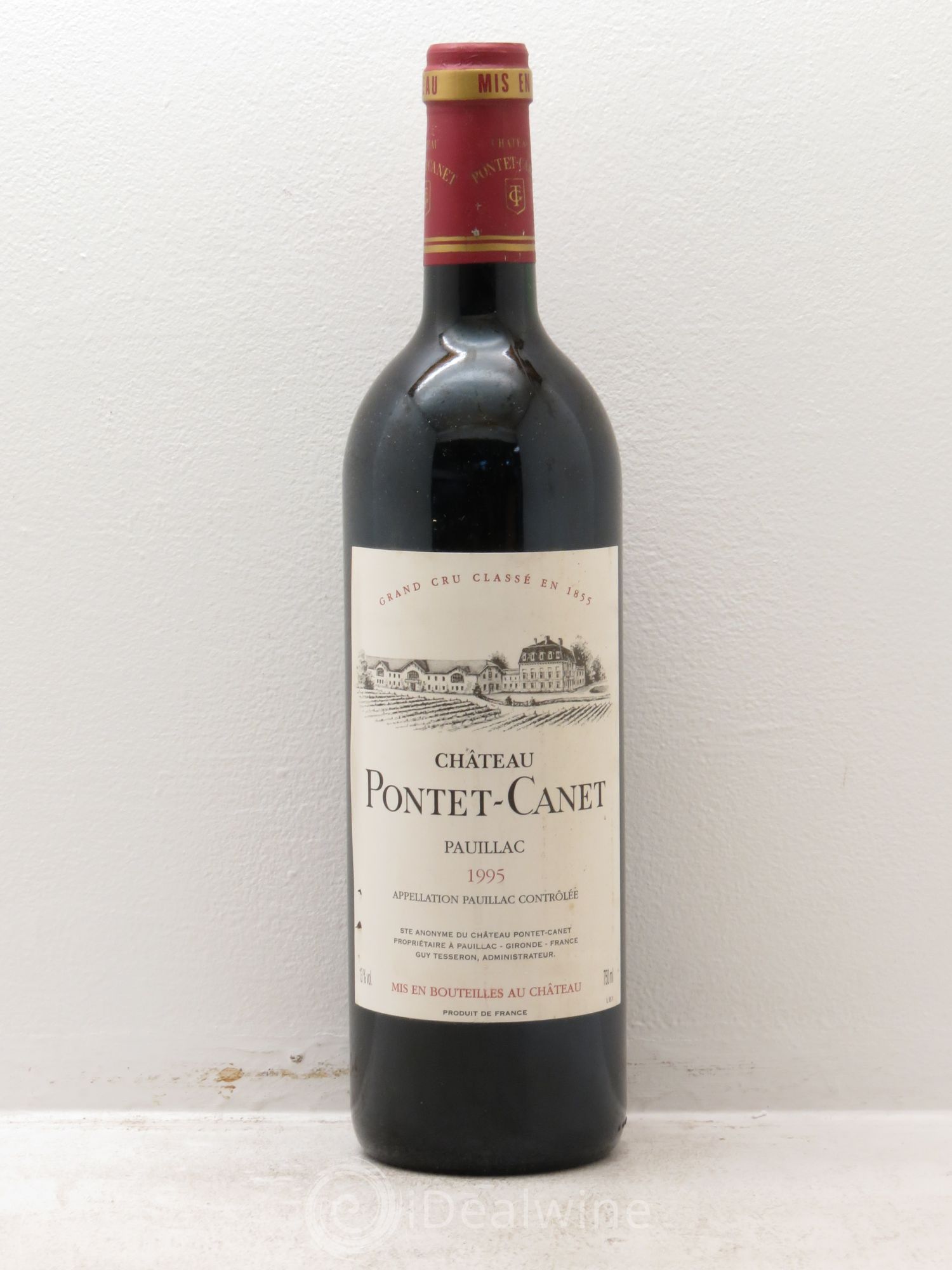 Château Pontet Canet 5ème Grand Cru Classé 1995 - Lot de 1 bouteille - 0