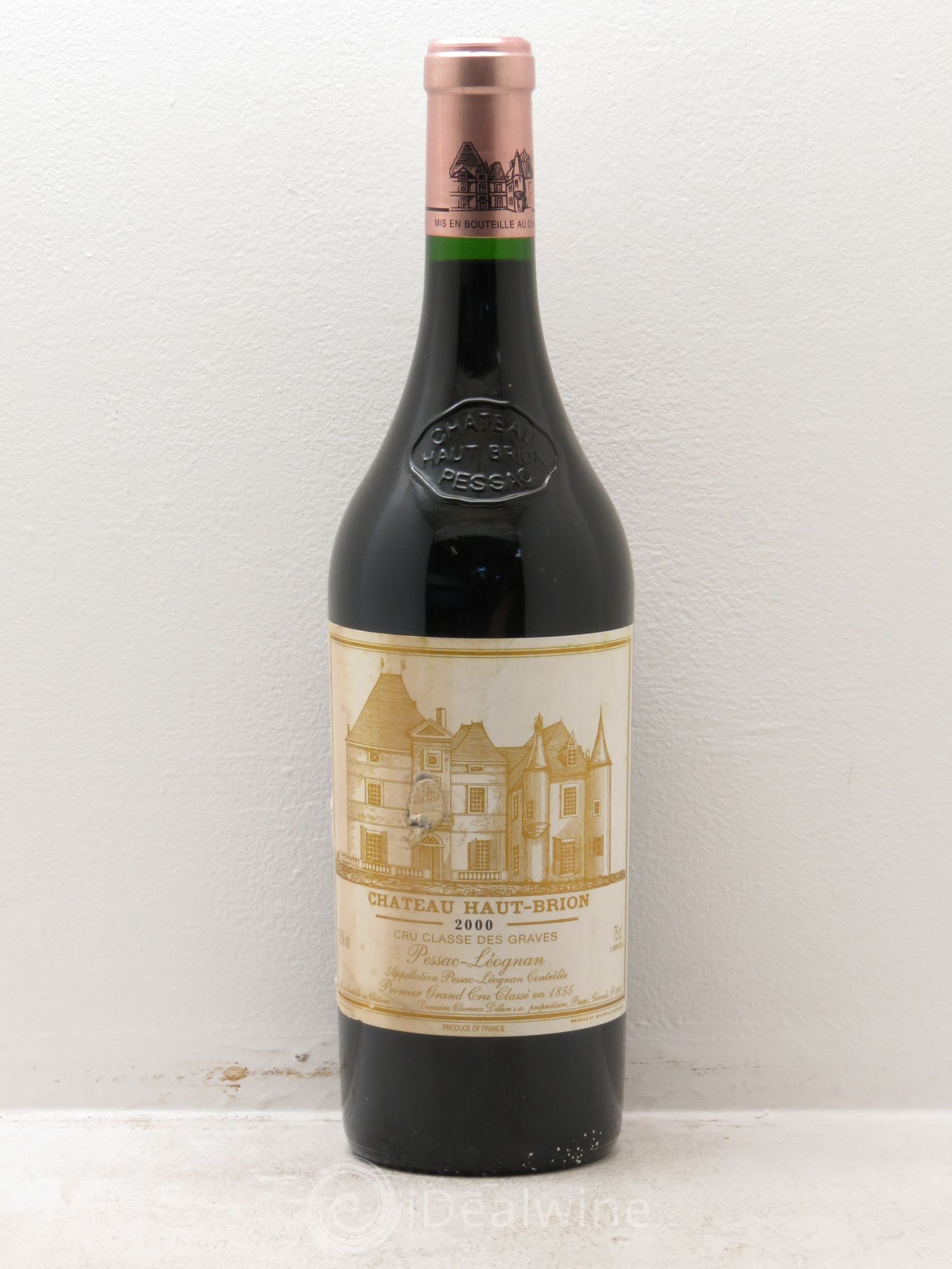 Château Haut Brion 1er Grand Cru Classé 2000 - Lot de 1 bouteille - 0