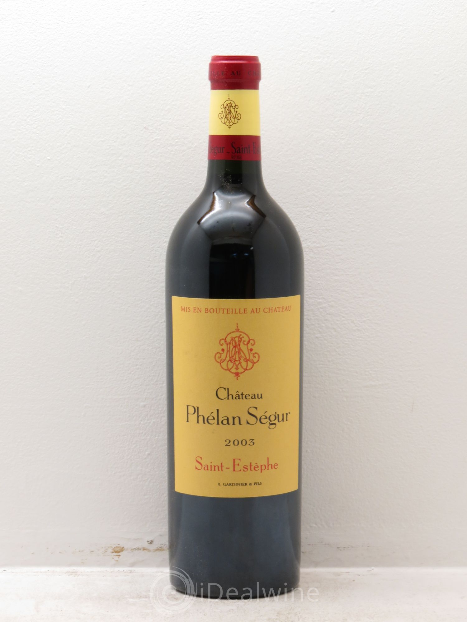Château Phélan Ségur 2003 - Lot de 12 bouteilles - 0