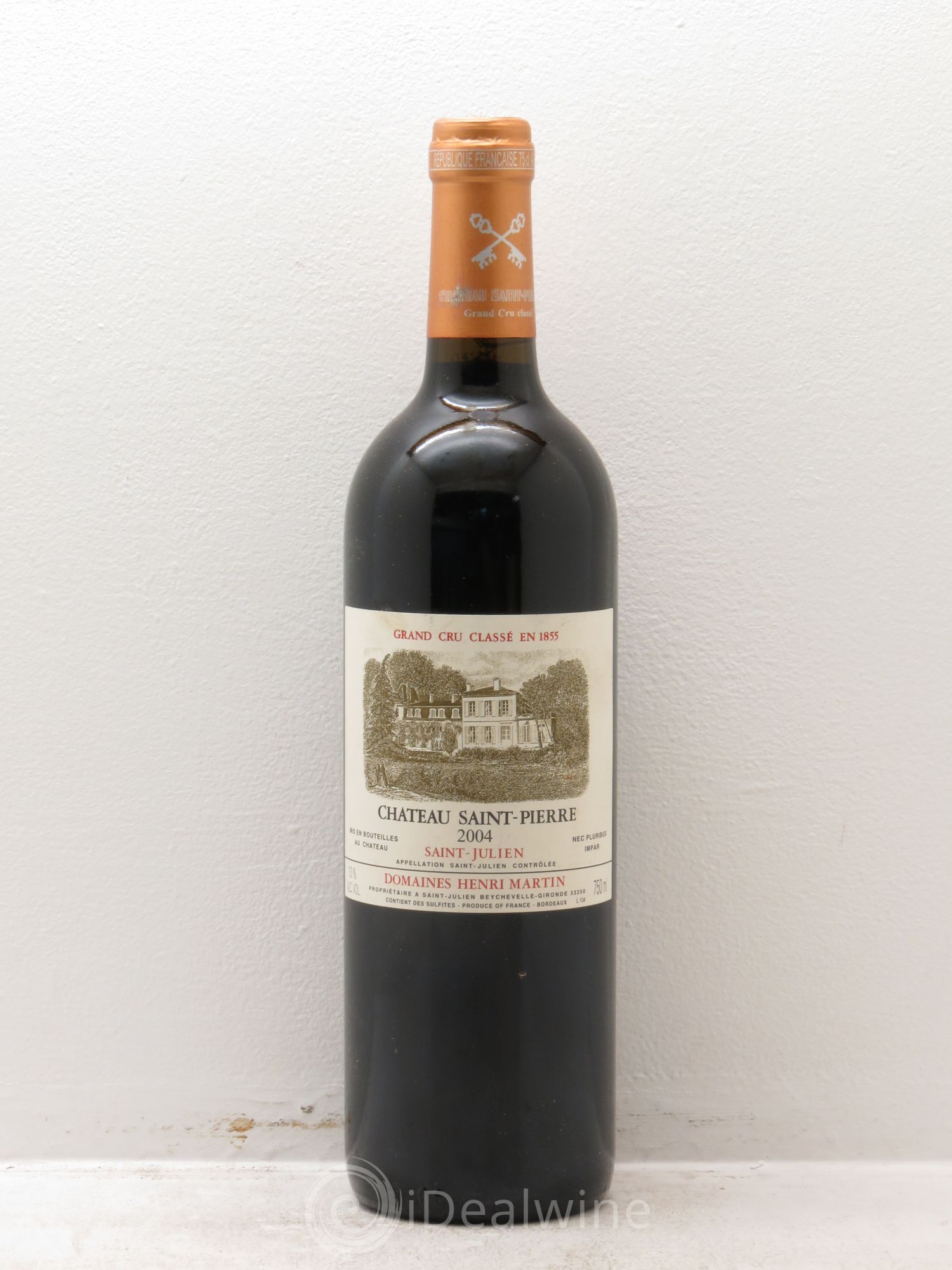 Château Saint-Pierre 4ème Grand Cru Classé 2004 - Lot de 1 bouteille - 0