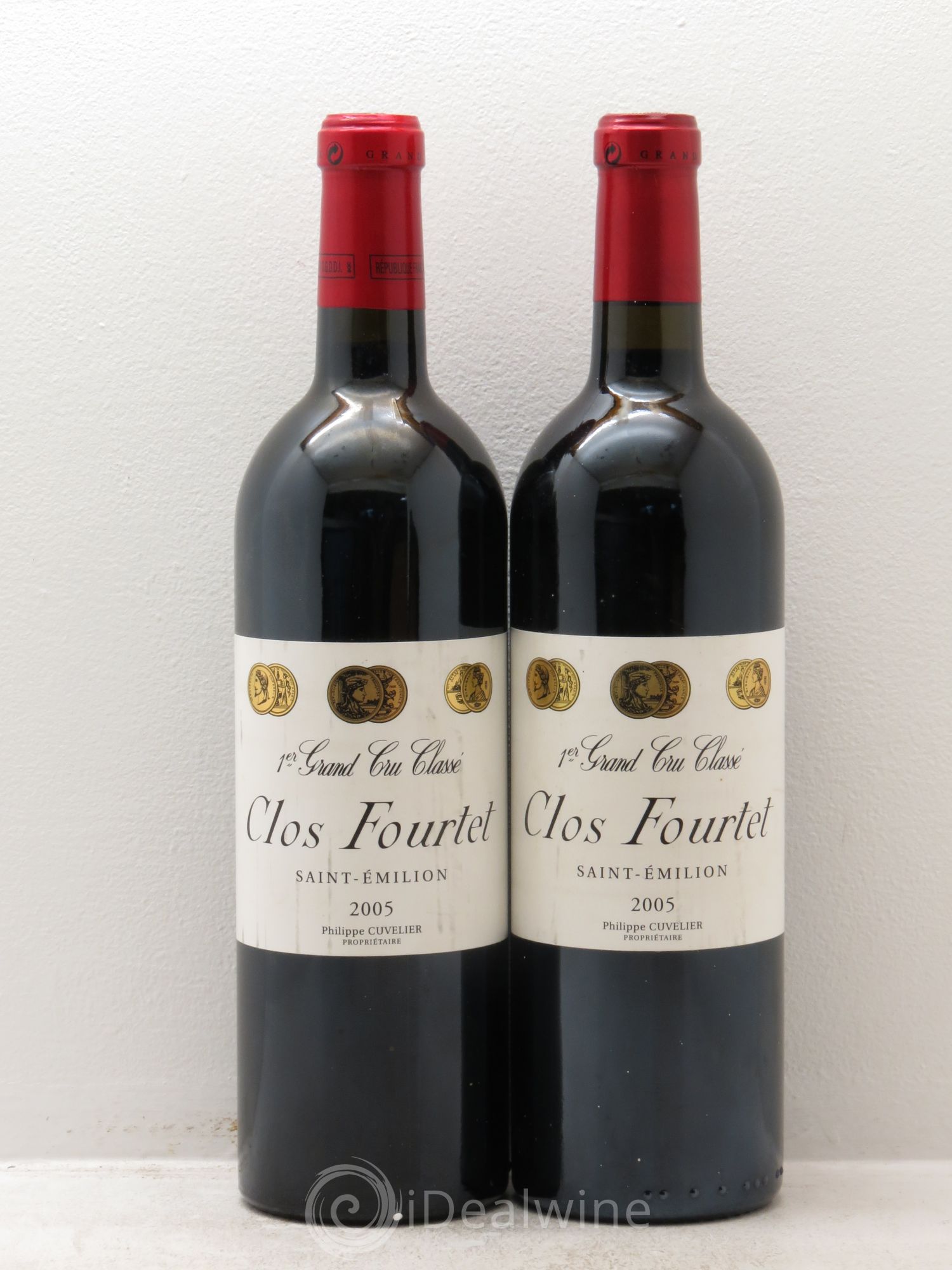 Clos Fourtet 1er Grand Cru Classé B 2005 - Lot de 2 bouteilles - 0