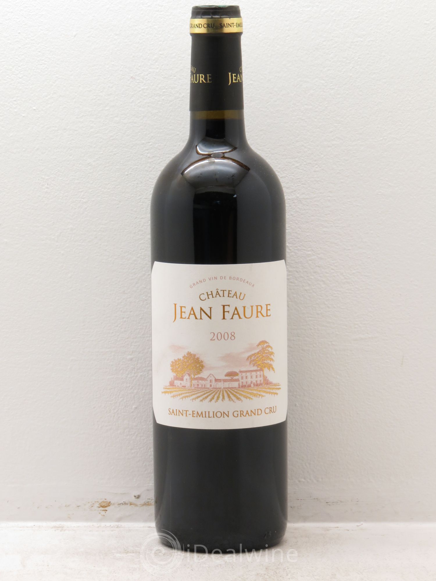 Château Jean Faure Grand Cru Classé 2008 - Lot de 1 bouteille - 0