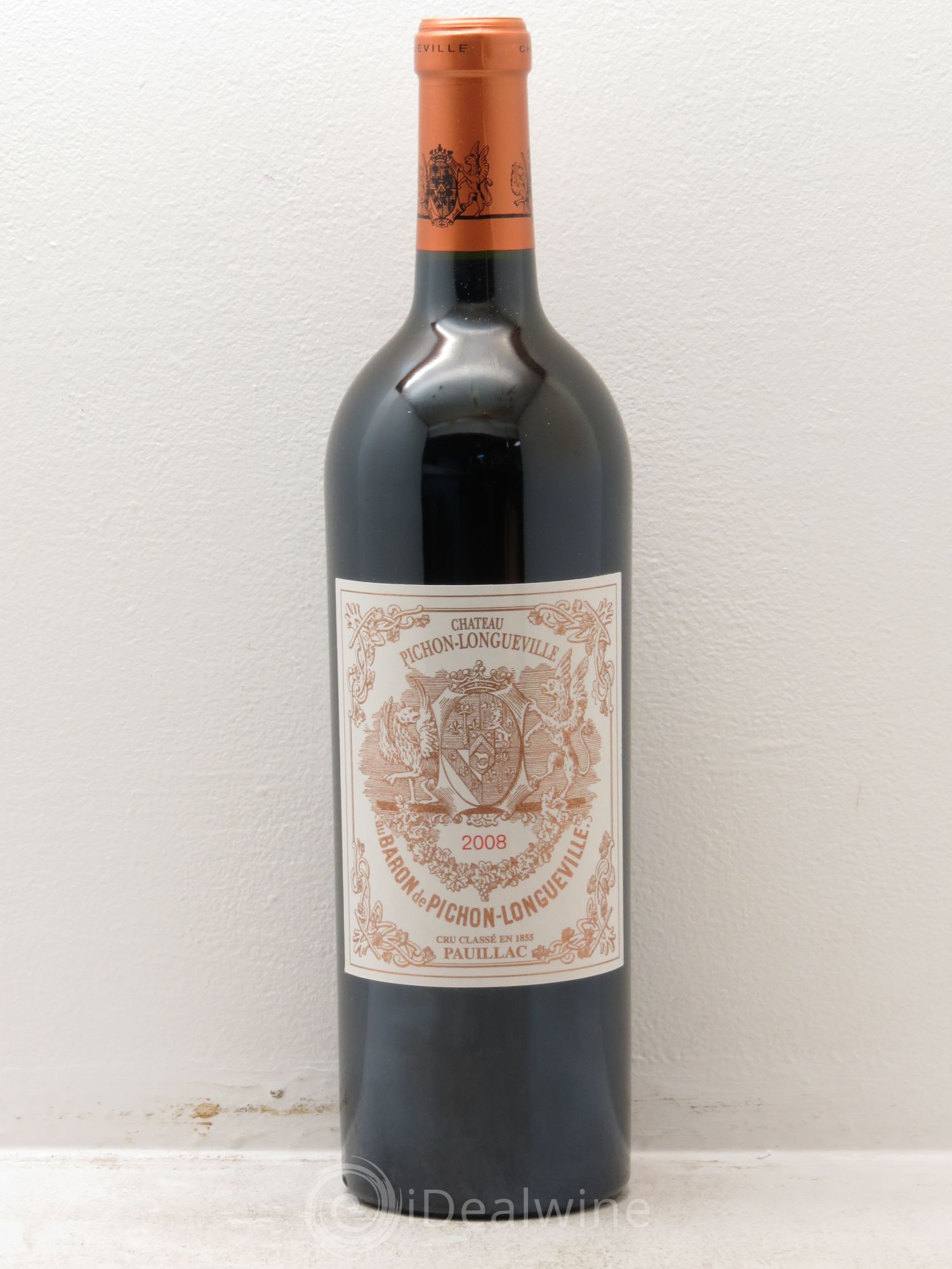 Pichon Longueville Baron 2ème Grand Cru Classé 2008 - Lot de 12 bouteilles - 0