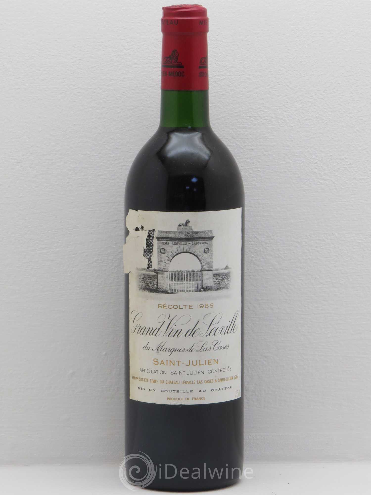 Château Léoville Las Cases 2ème Grand Cru Classé 1985 - Lot de 1 bouteille - 0