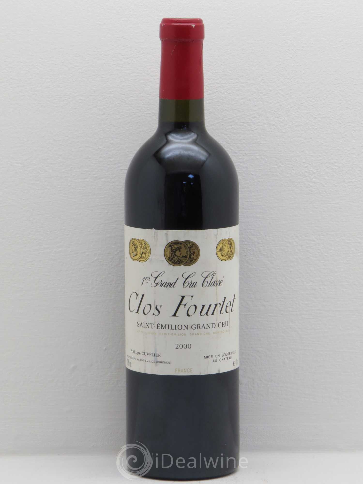Clos Fourtet 1er Grand Cru Classé B 2000 - Lot de 1 bouteille - 0