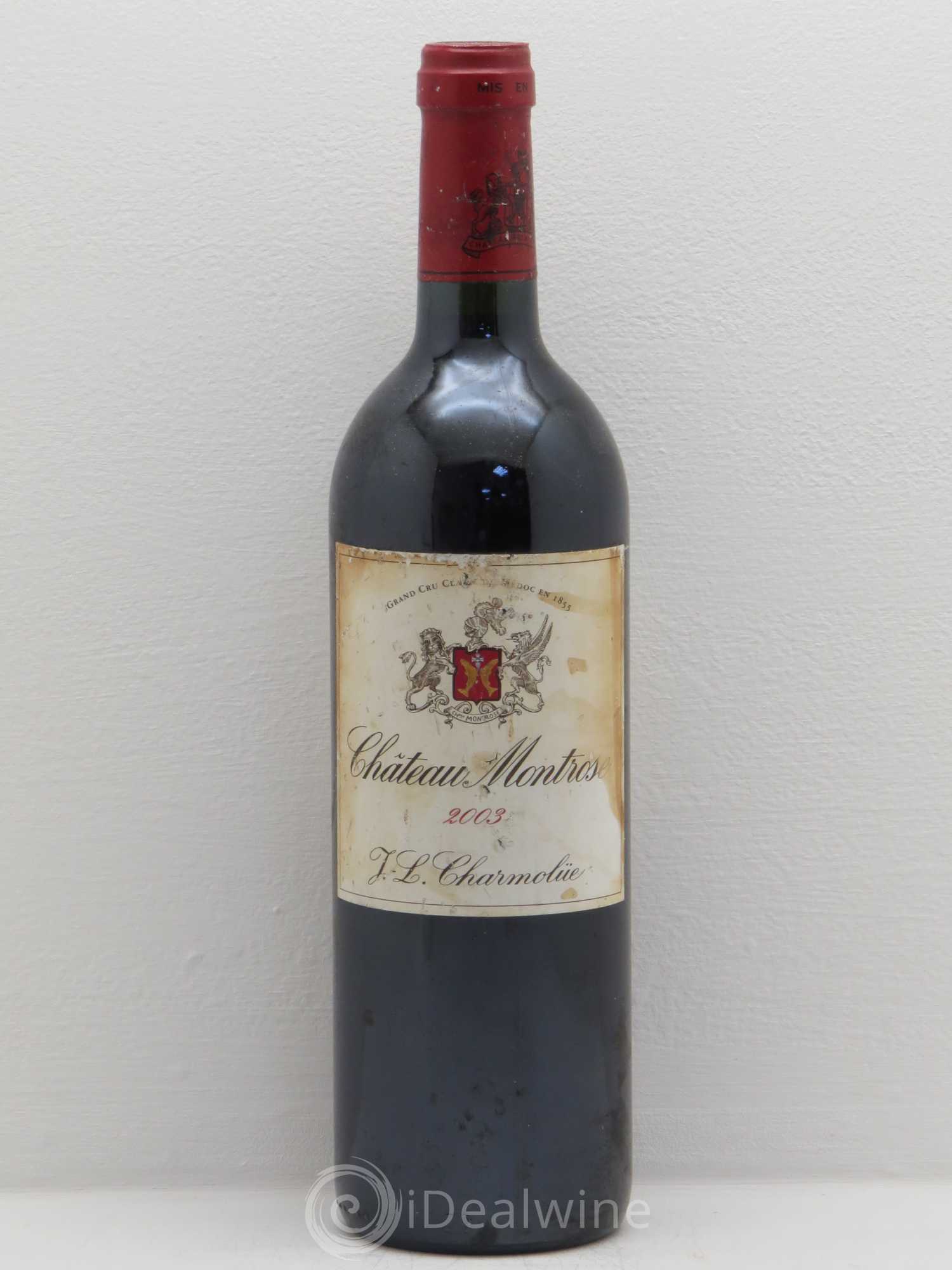 Château Montrose 2ème Grand Cru Classé 2003 - Lot de 1 bouteille - 0