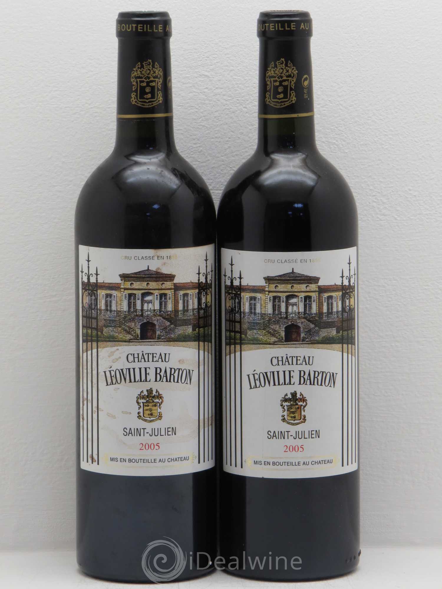 Château Léoville Barton 2ème Grand Cru Classé 2005 - Lot de 2 bouteilles - 0
