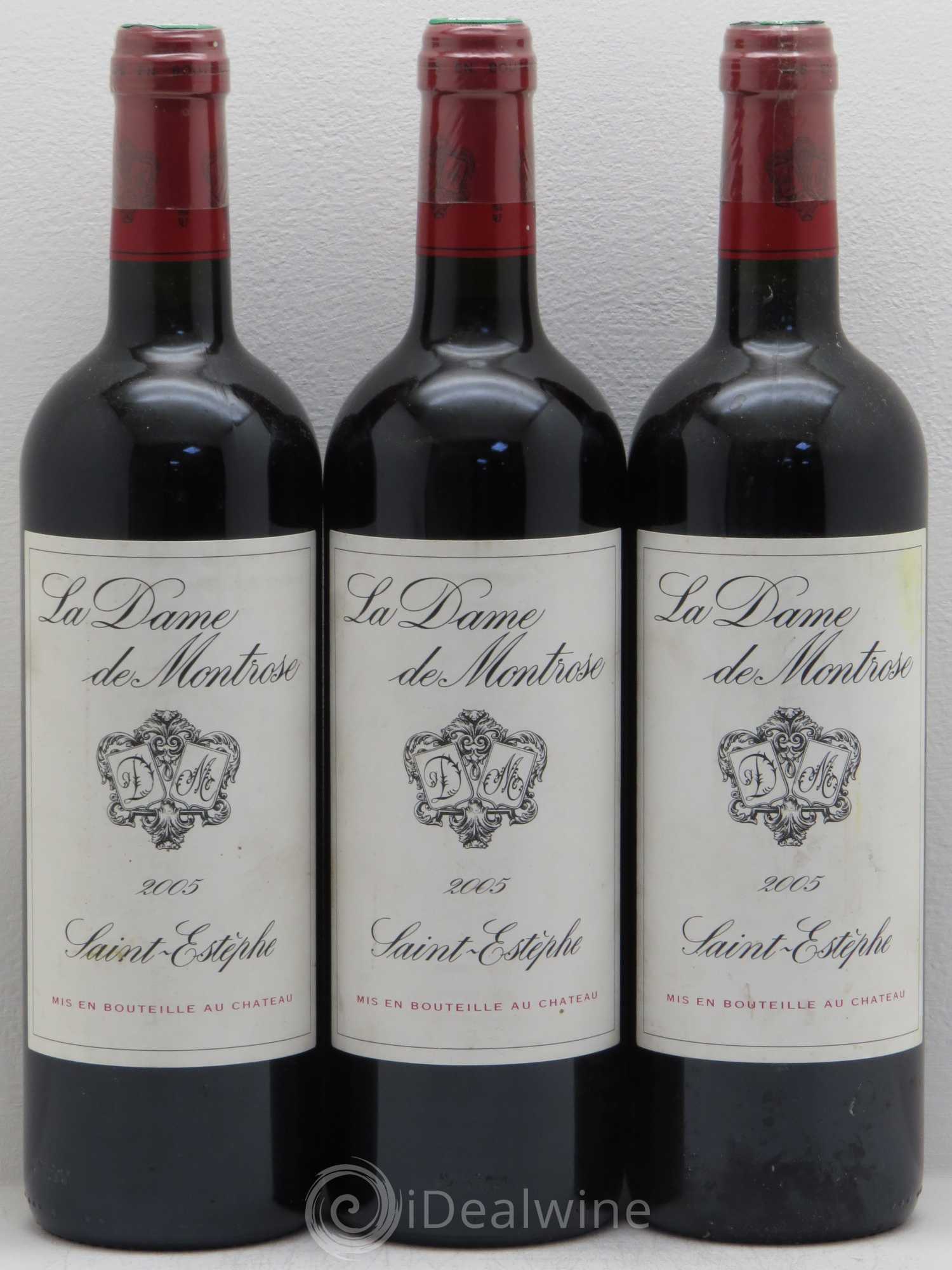 La Dame de Montrose Second Vin 2005 - Lot de 3 bouteilles - 0