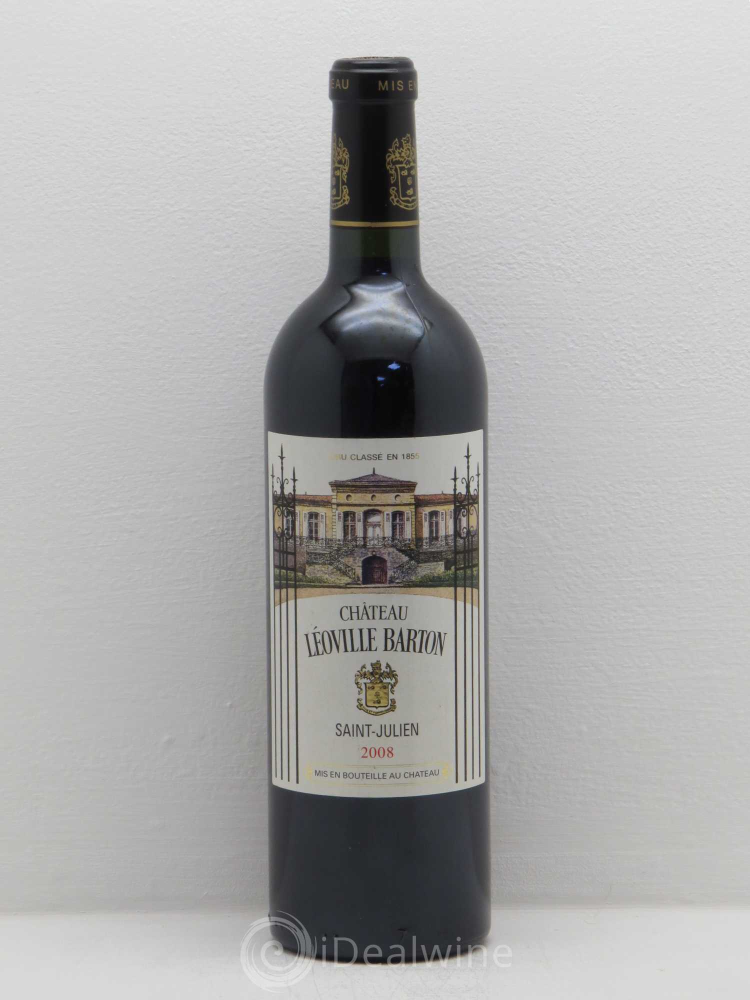 Château Léoville Barton 2ème Grand Cru Classé 2008 - Lot de 6 bouteilles - 0