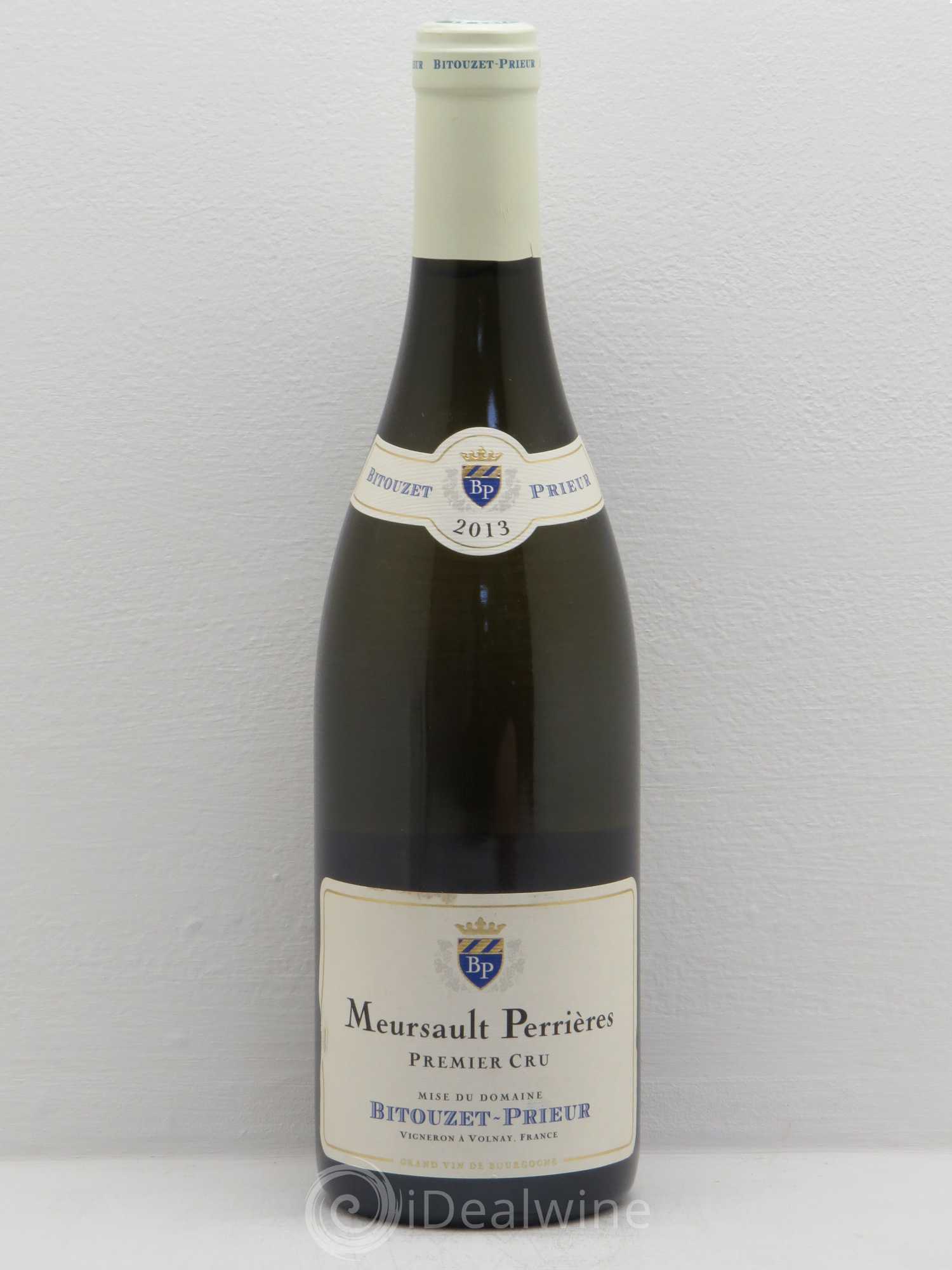 Meursault 1er Cru Bitouzet prieur 2013 - Posten von 1 Flasche - 0