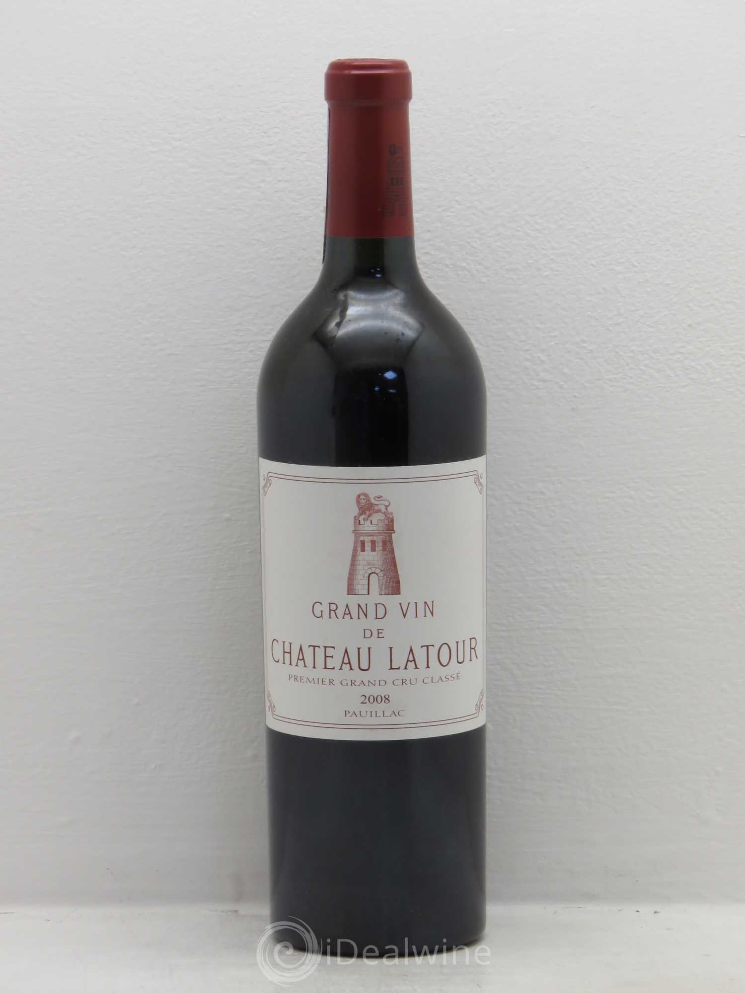 Château Latour 1er Grand Cru Classé 2008 - Lot de 1 bouteille - 0